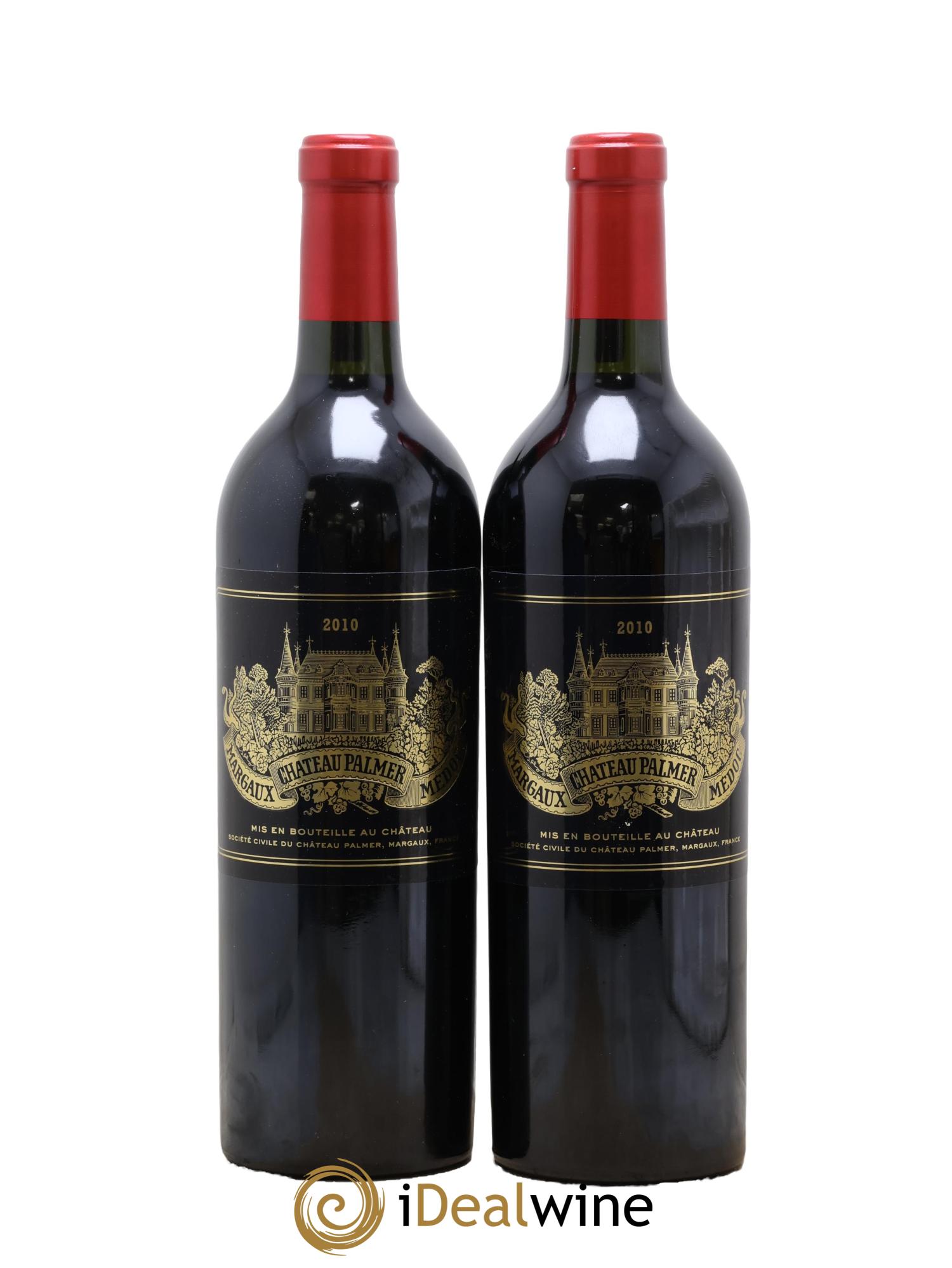 Château Palmer 3ème Grand Cru Classé 2010 - Lot of 2 bottles - 0