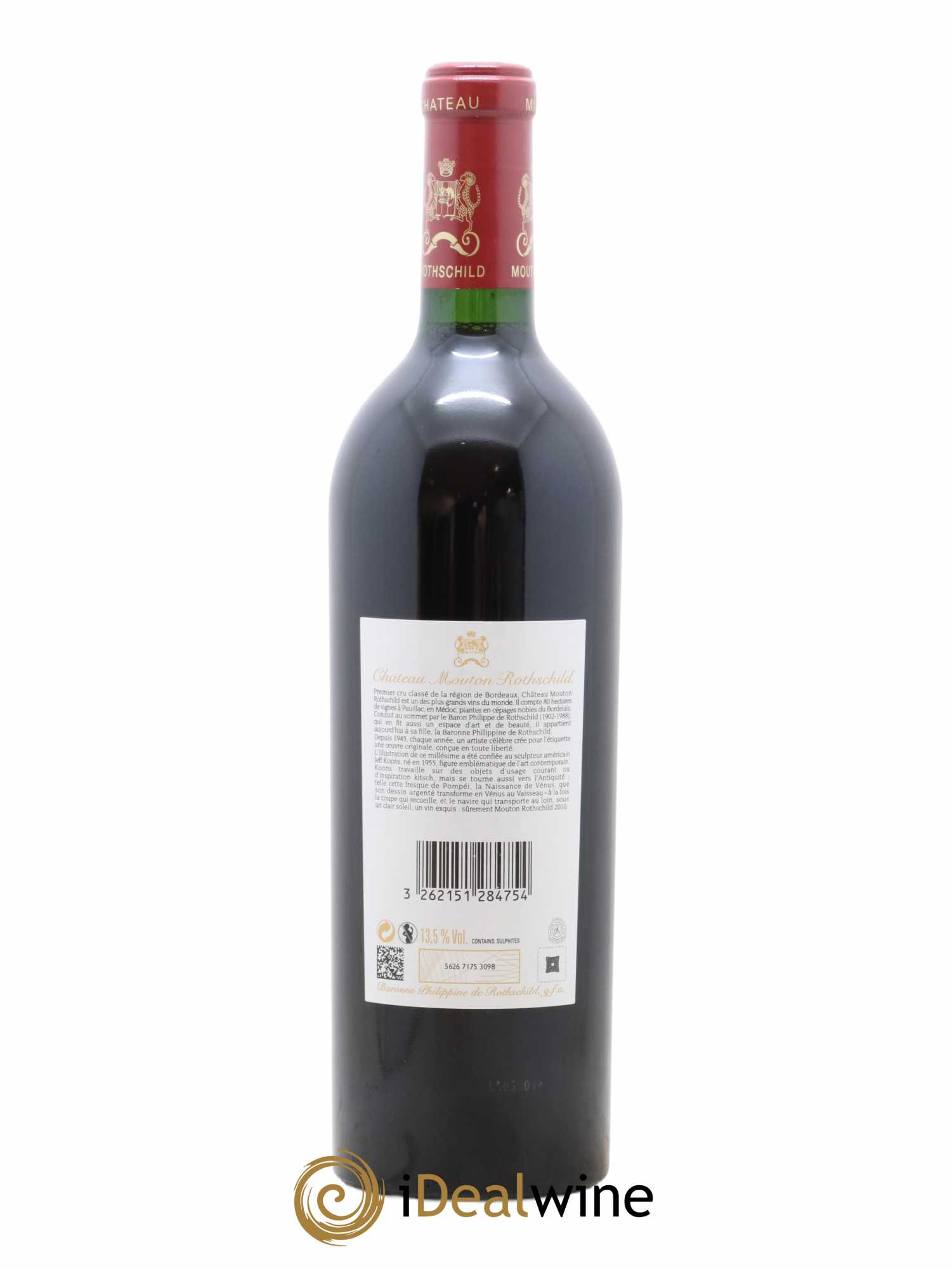 Château Mouton Rothschild 1er Grand Cru Classé 2010 - Lot de 1 bouteille - 2