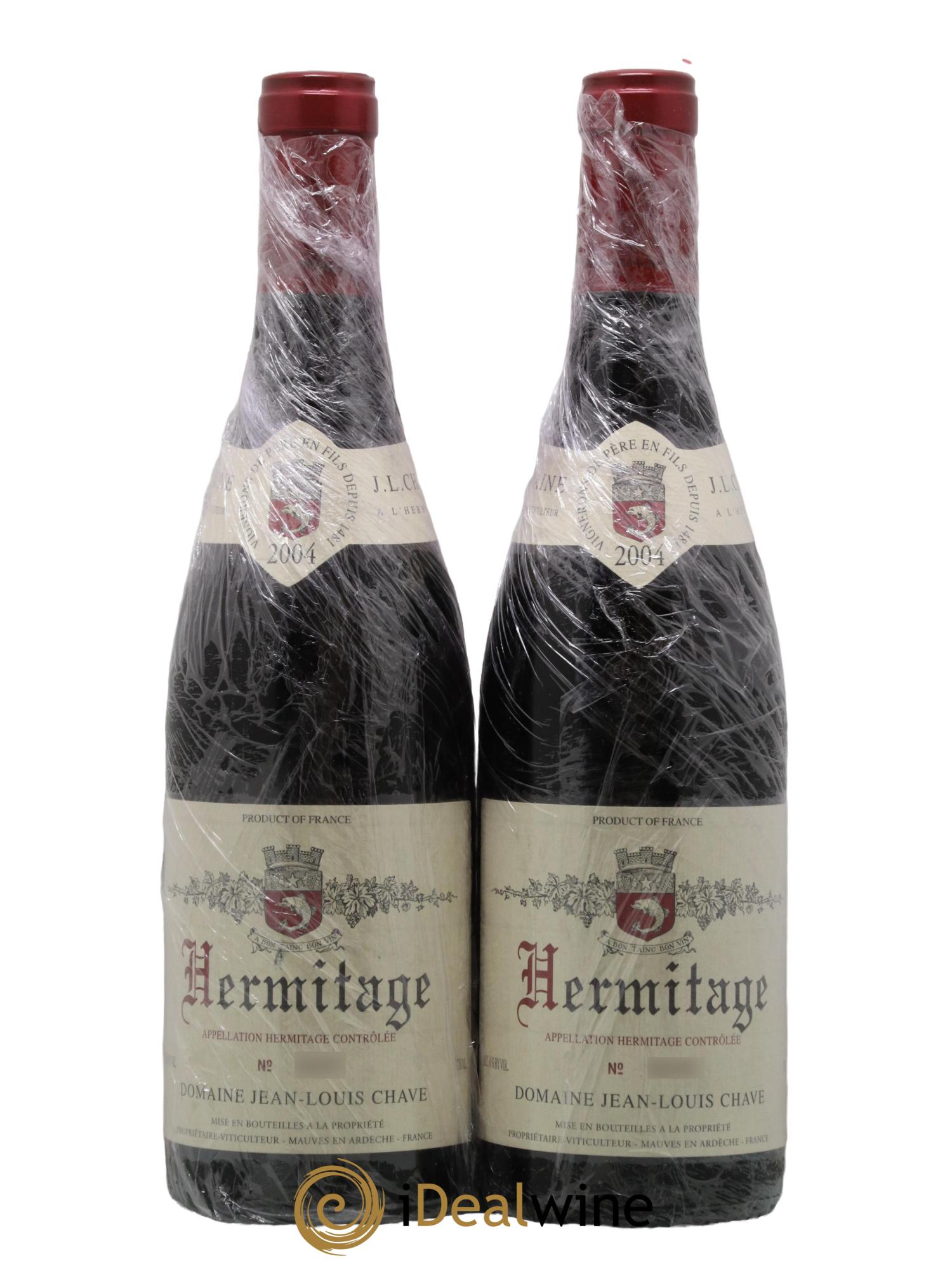 Hermitage Jean-Louis Chave 2004 - Posten von 2 Flaschen - 0
