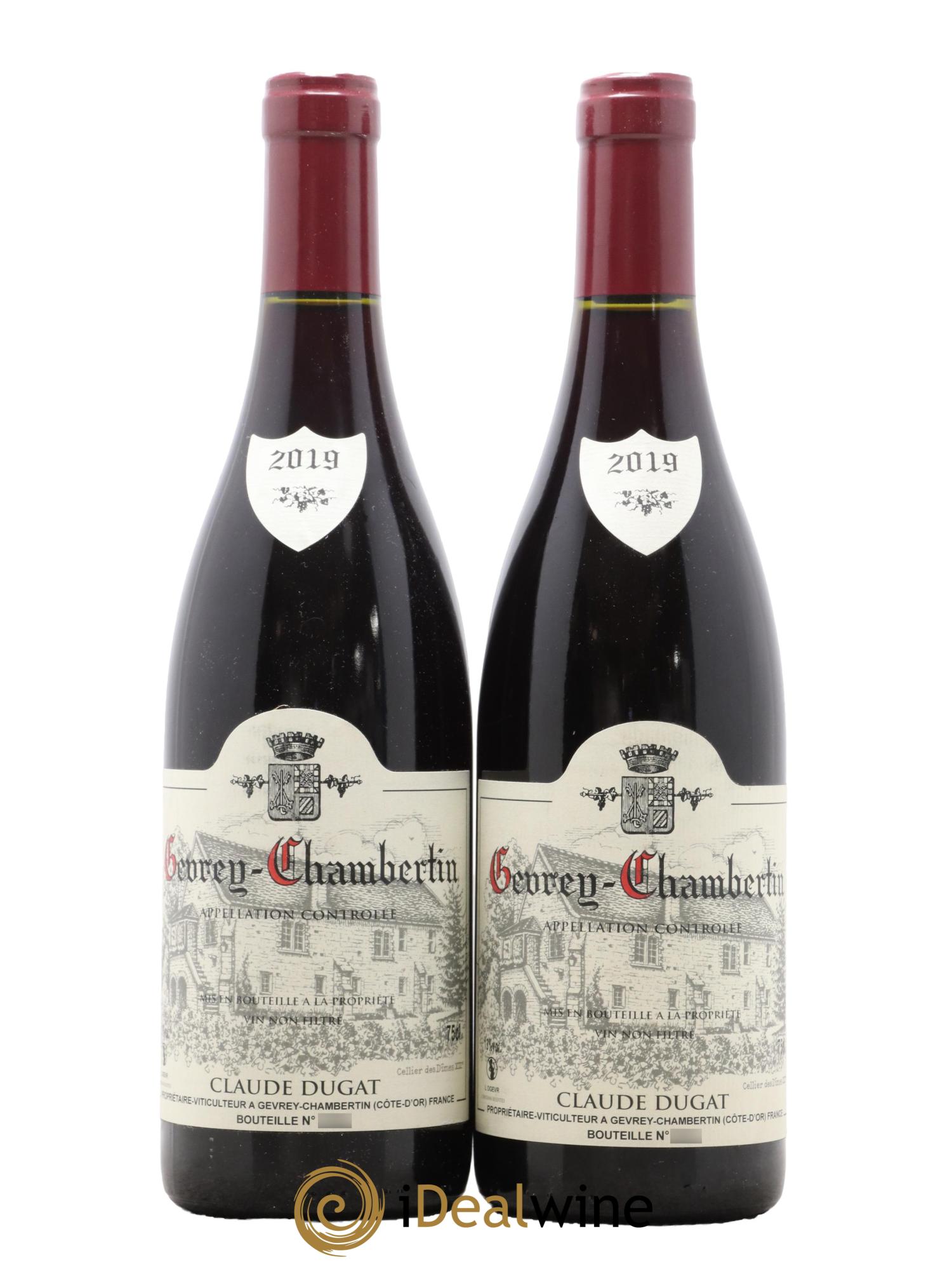 Gevrey-Chambertin Claude Dugat 2019 - Lot de 2 bouteilles - 0
