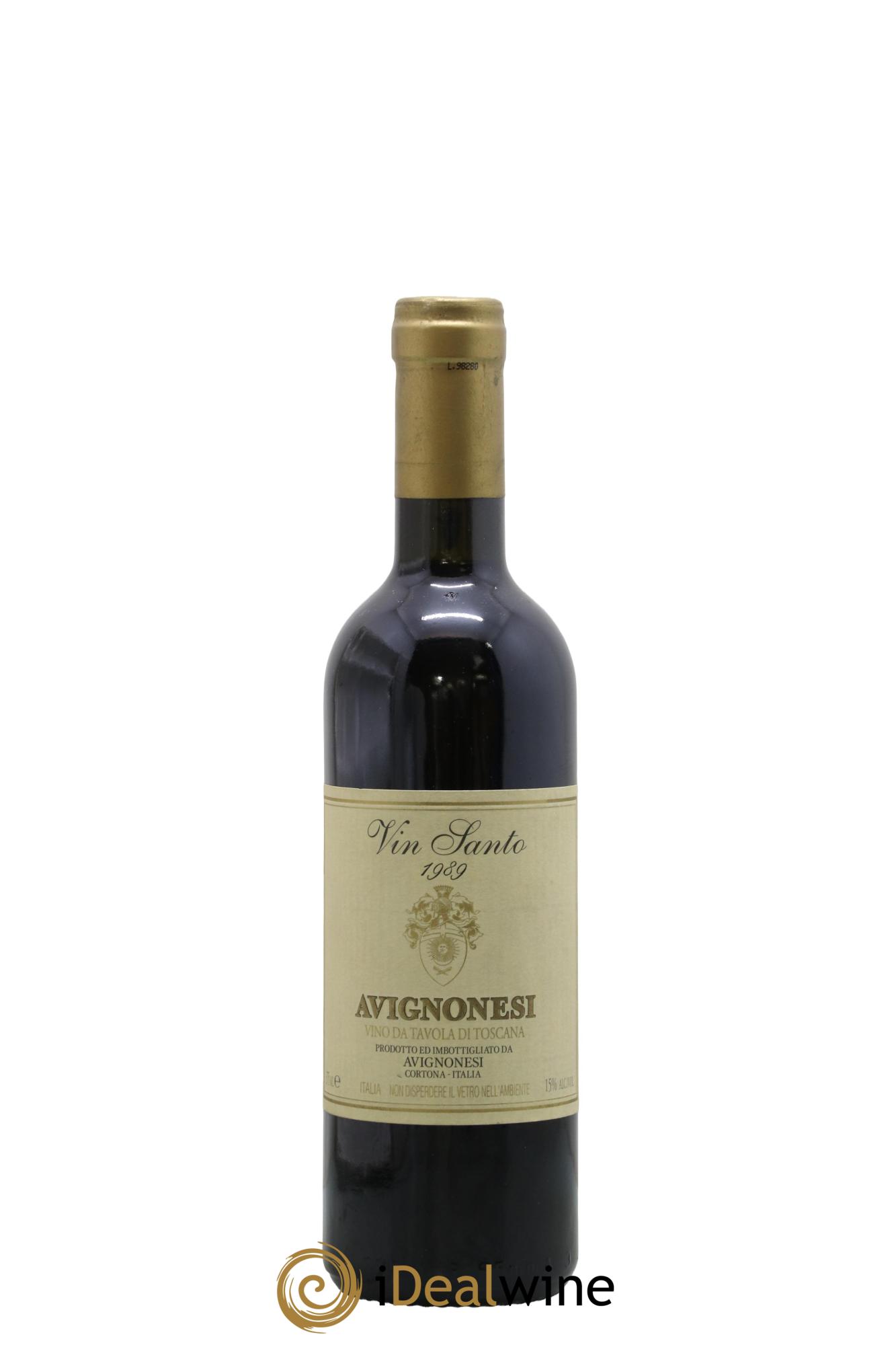 Italie Vino Da Tavola di Toscana Vin Santo Avignonesi 1989 - Posten von 1 Demi-Flasche - 0