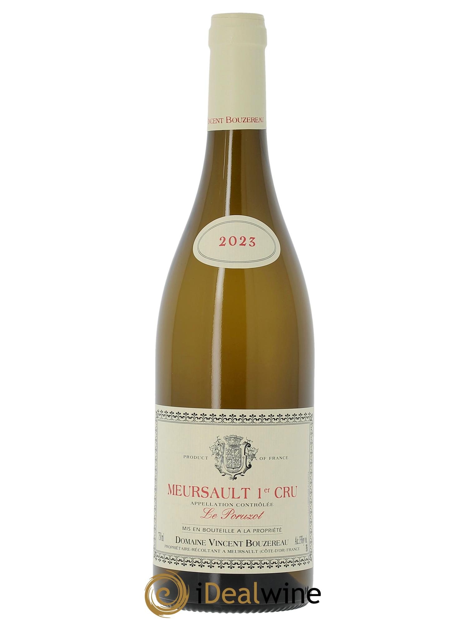 Meursault 1er Cru Le Poruzot Vincent Bouzereau (Domaine)  2023 - Posten von 1 Flasche - 0