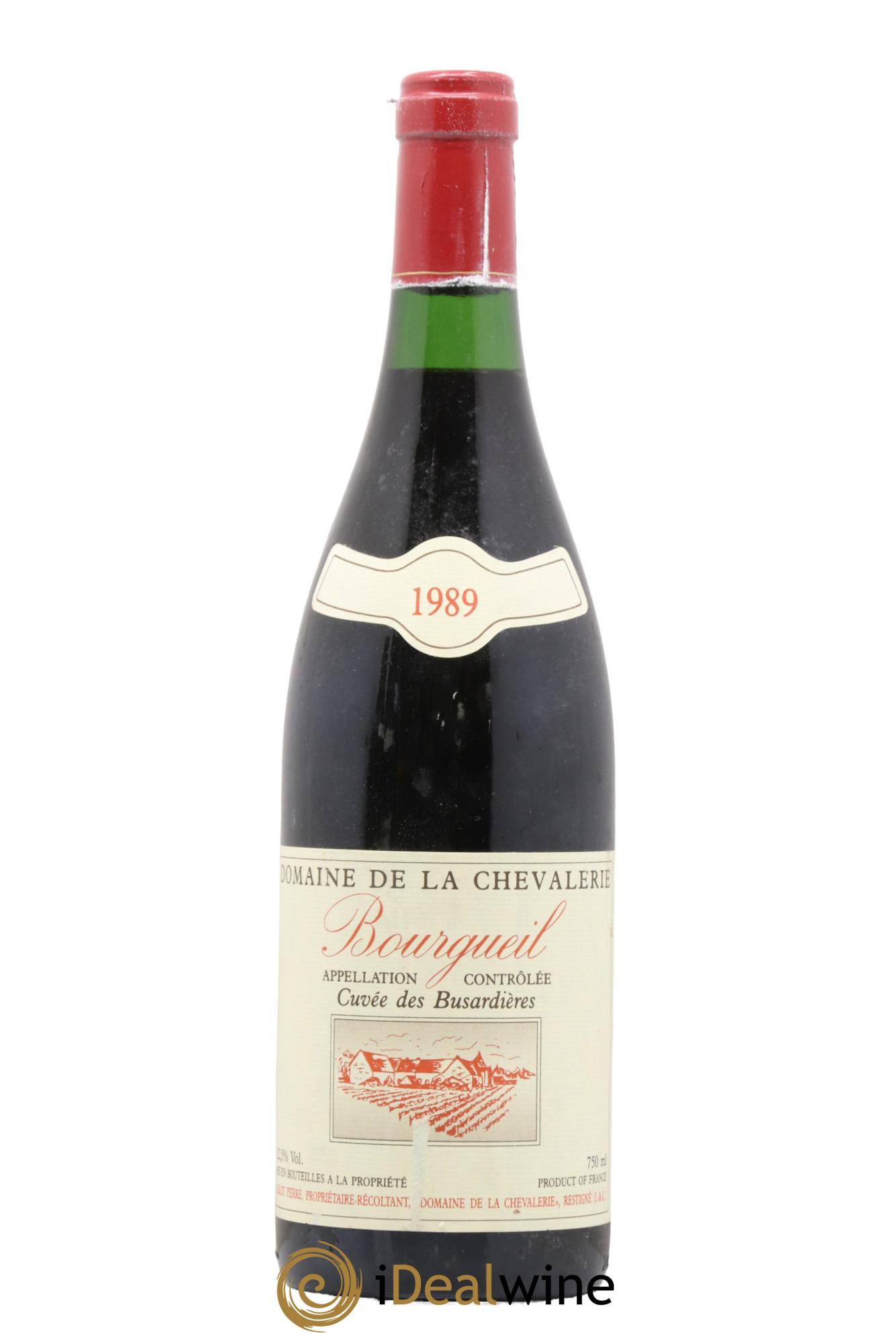 Bourgueil Busardières Domaine de la Chevalerie 1989 - Lot de 1 bouteille - 0