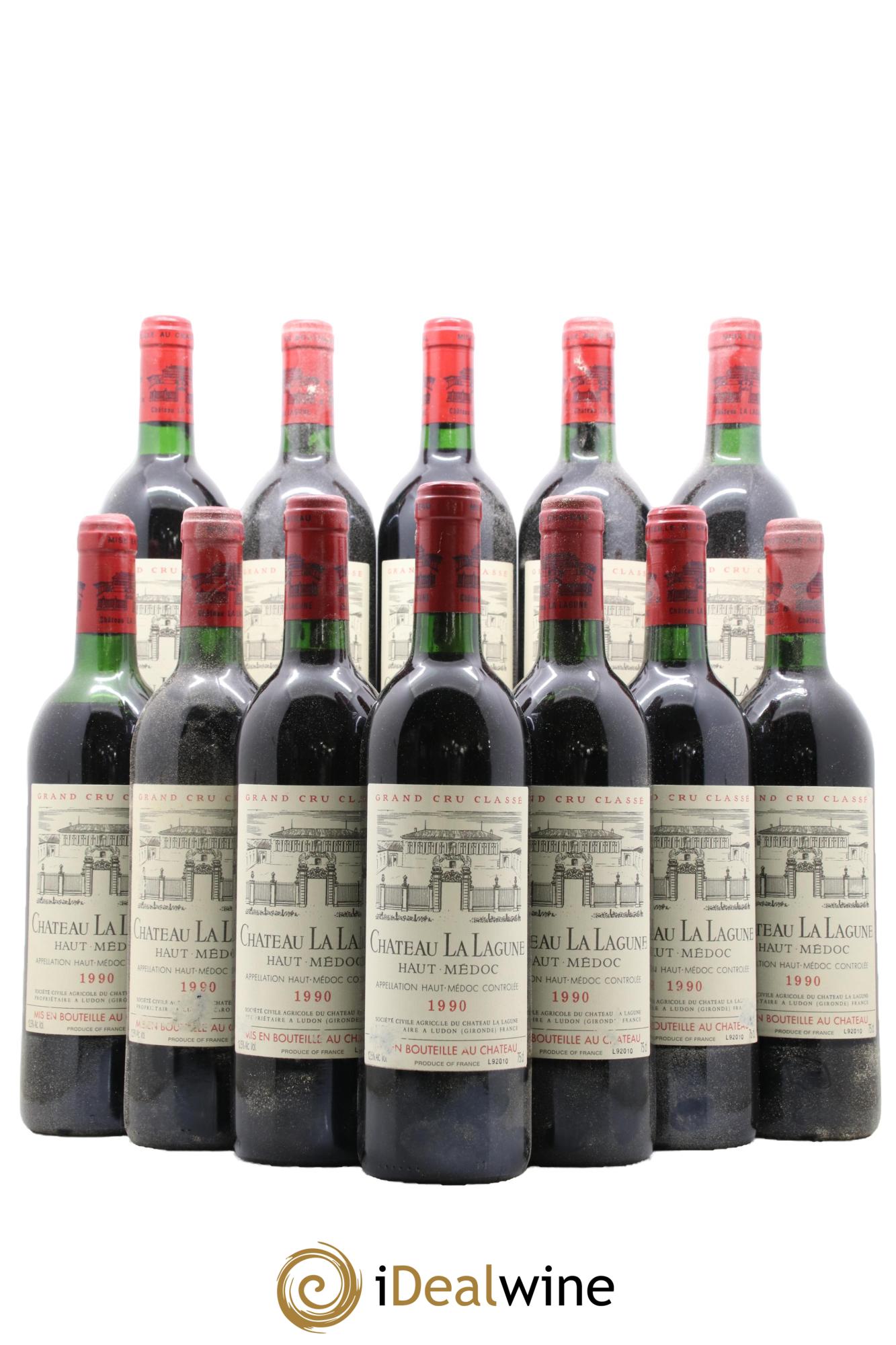Château la Lagune 3ème Grand Cru Classé 1990 - Lot de 12 bouteilles - 0