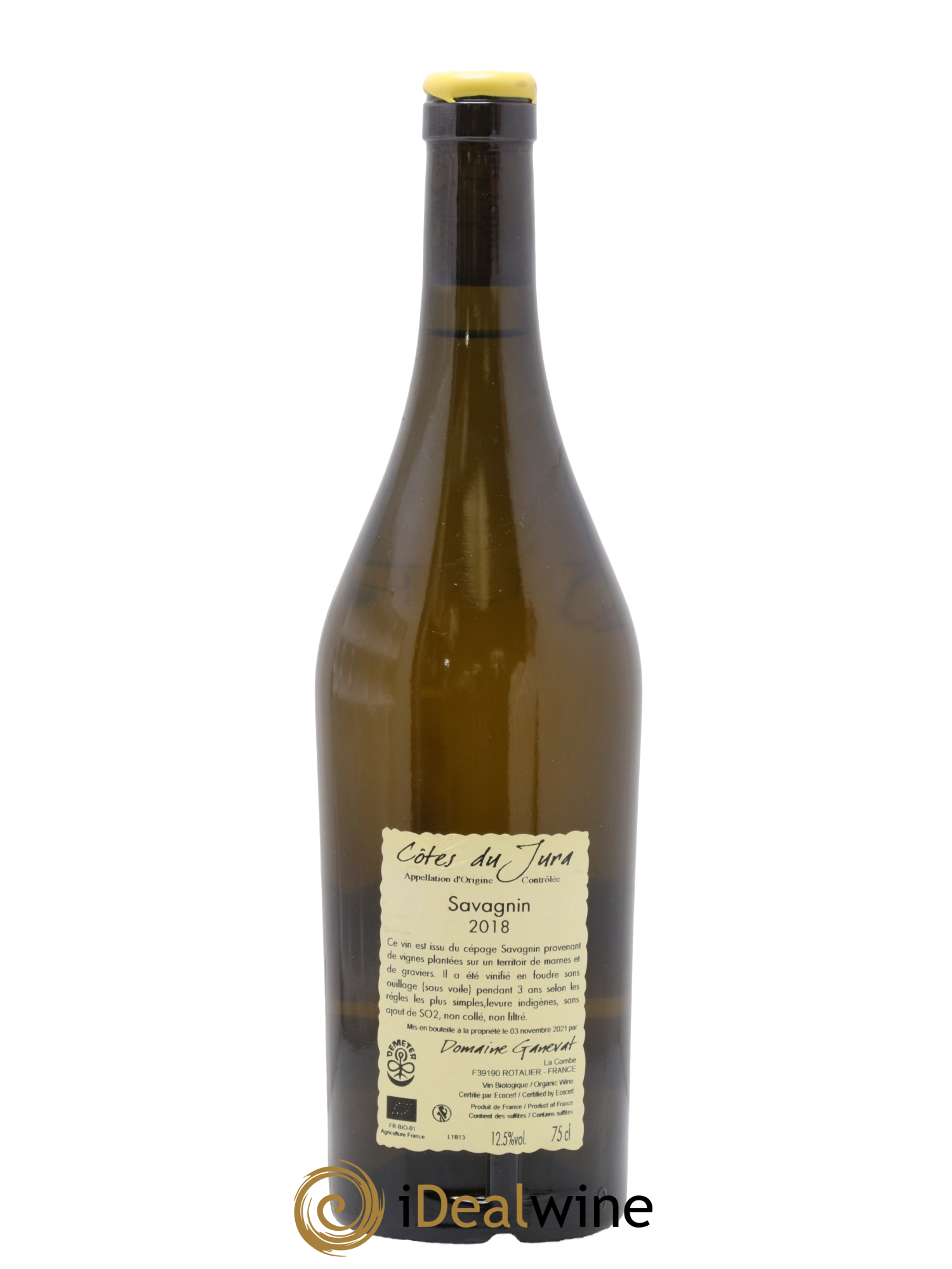 Côtes du Jura Les Grands Teppes Savagnin (sous voile) Jean-François Ganevat (Domaine) 2018 - Lot de 1 bouteille - 1