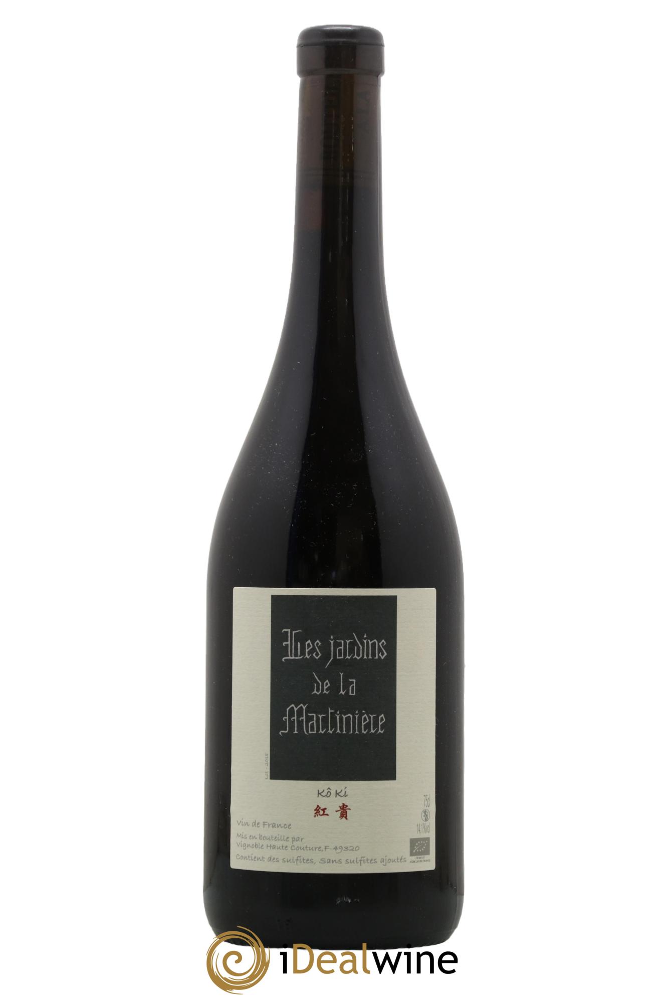 Vin de France Kô Ki Les Jardins de la Martinière 2018 - Lot de 1 bouteille - 0
