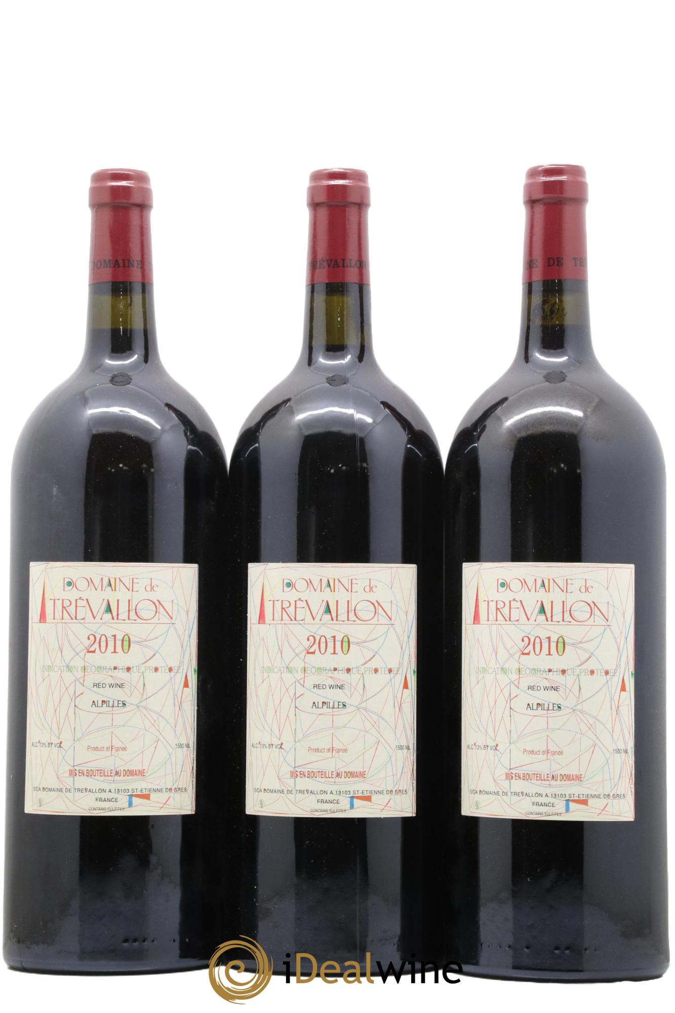 Alpilles Trévallon (Domaine de) Eloi Dürrbach 2010 - Lot de 3 magnums - 0
