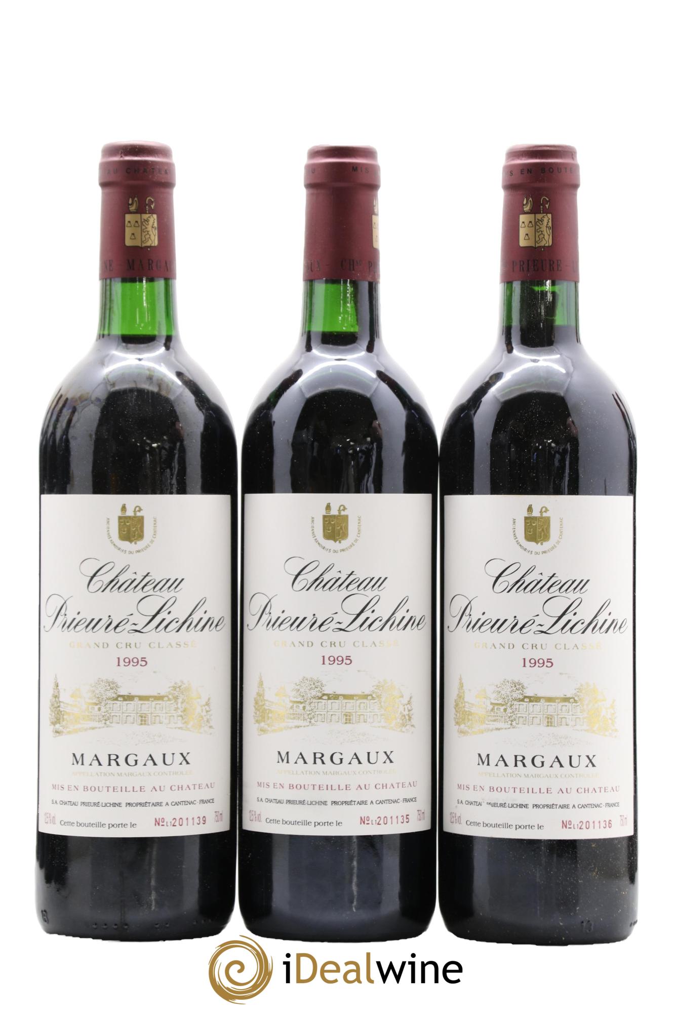 Château Prieuré Lichine 4ème Grand Cru Classé 1995 - Lot de 12 bouteilles - 2