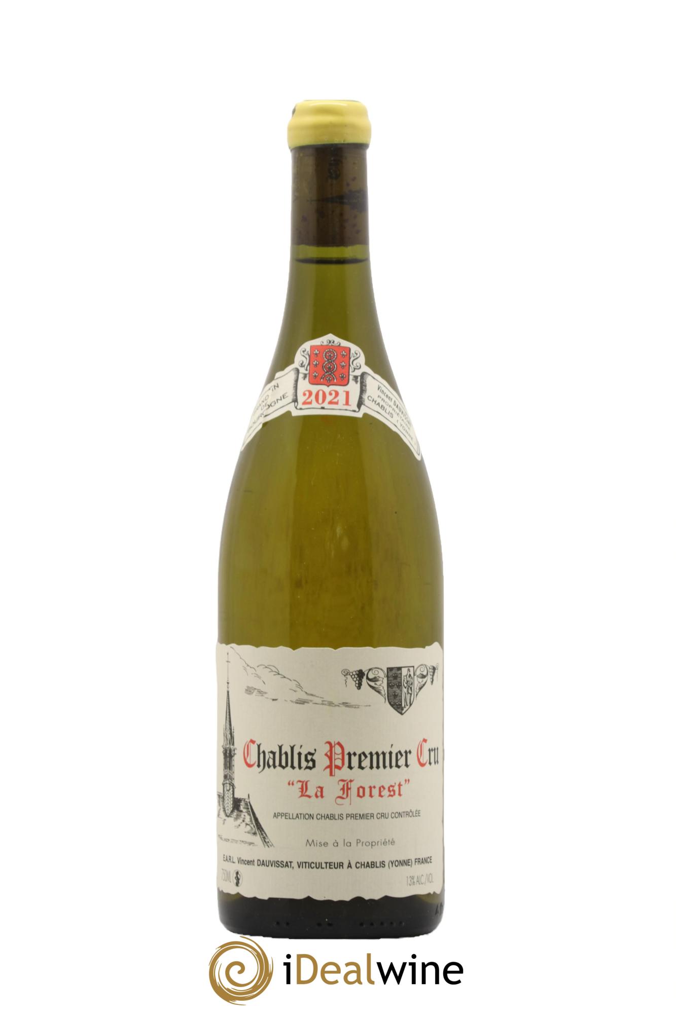 Chablis 1er Cru La Forest Vincent Dauvissat (Domaine) 2021 - Lot de 1 bouteille - 0