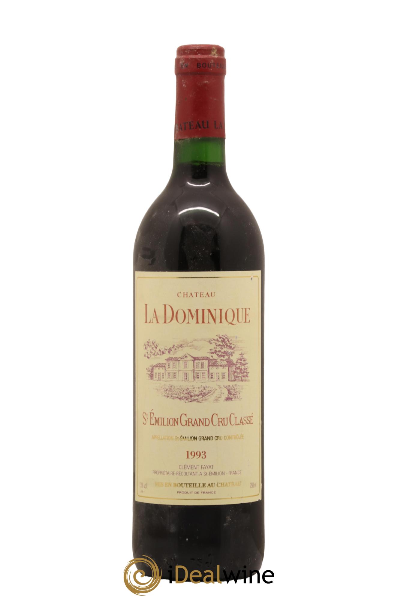 Château la Dominique Grand Cru Classé 1993 - Lot de 1 bouteille - 0