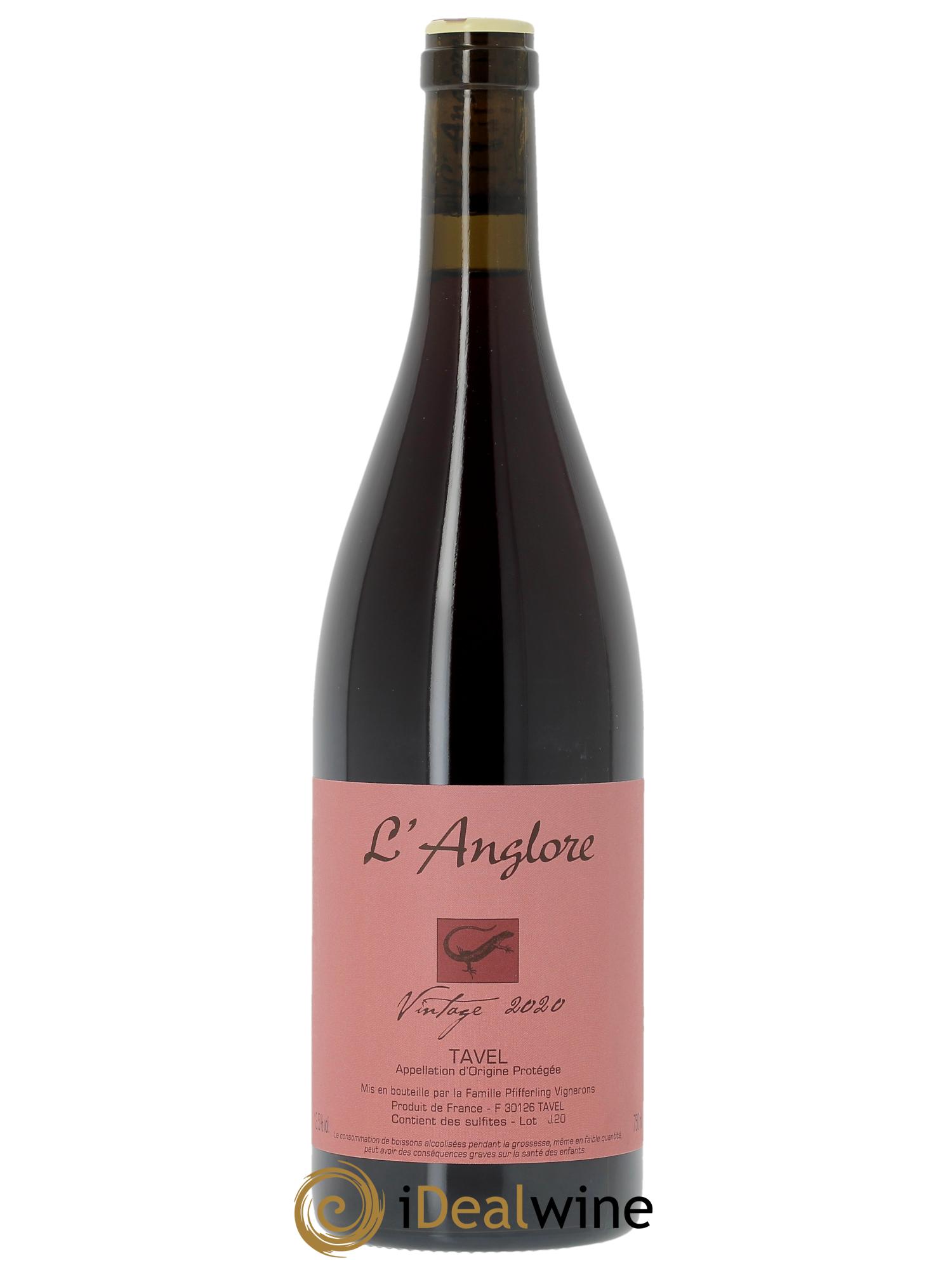 Tavel Vintage L'Anglore 2020 - Lot de 1 bouteille - 0