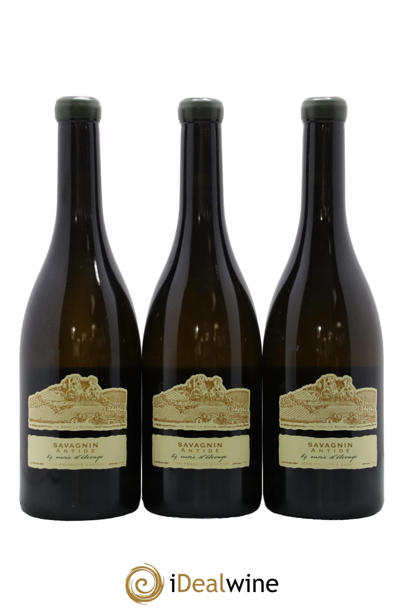 Côtes du Jura Savagnin Antide 84 Mois D'Elevage Jean-François Ganevat (Domaine) 2018 - Lotto di 3 bottiglie - 0