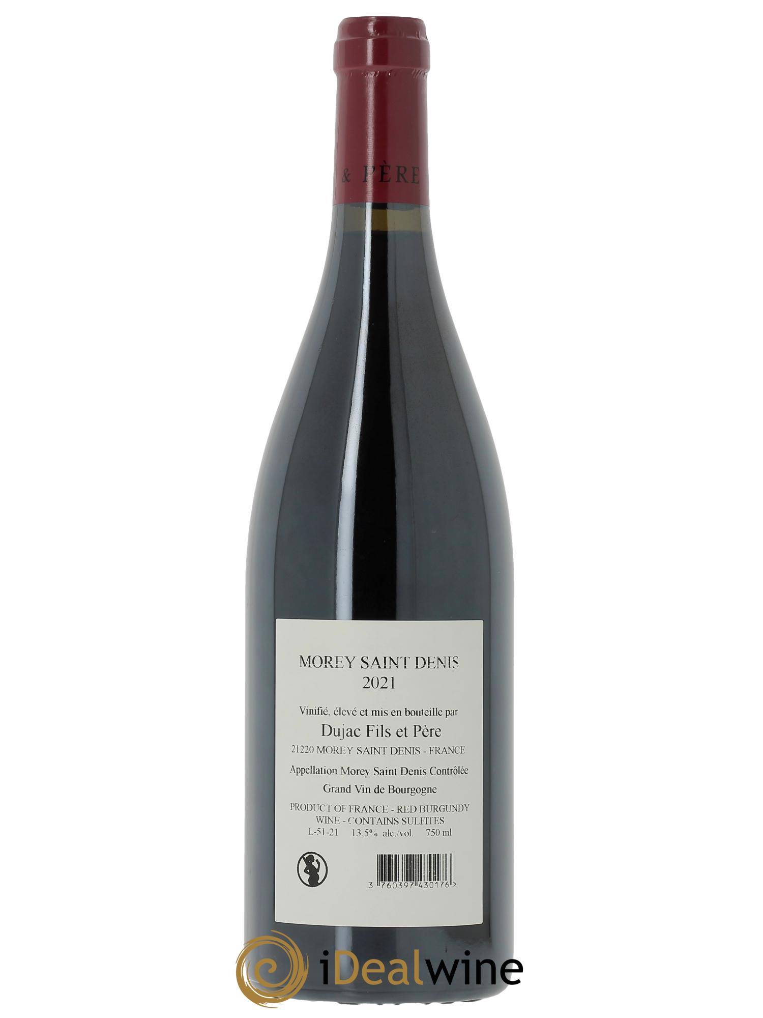 Morey-Saint-Denis Dujac Fils et Père  2021 - Lot of 1 bottle - 1