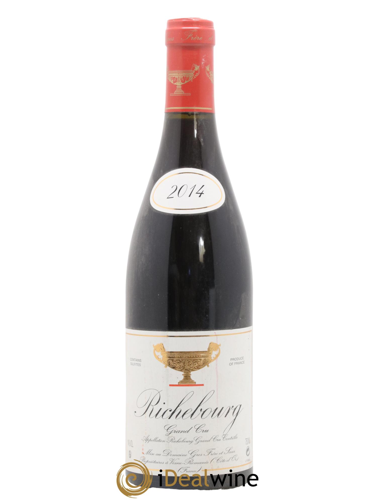 Richebourg Grand Cru Gros Frère & Soeur 2014 - Posten von 1 Flasche - 0