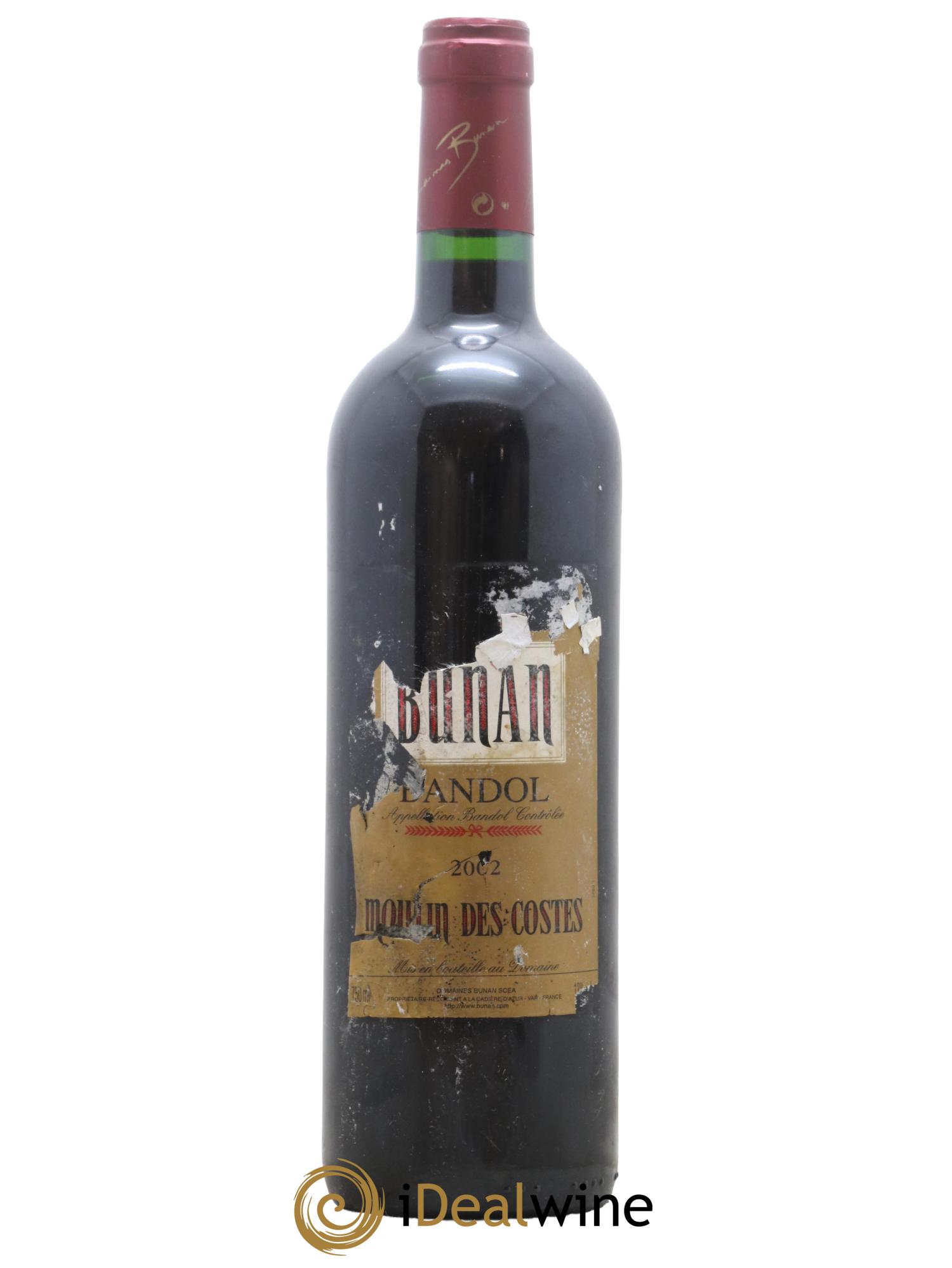 Bandol Moulin des Costes Domaine Bunan 2002 - Lot de 1 bouteille - 0