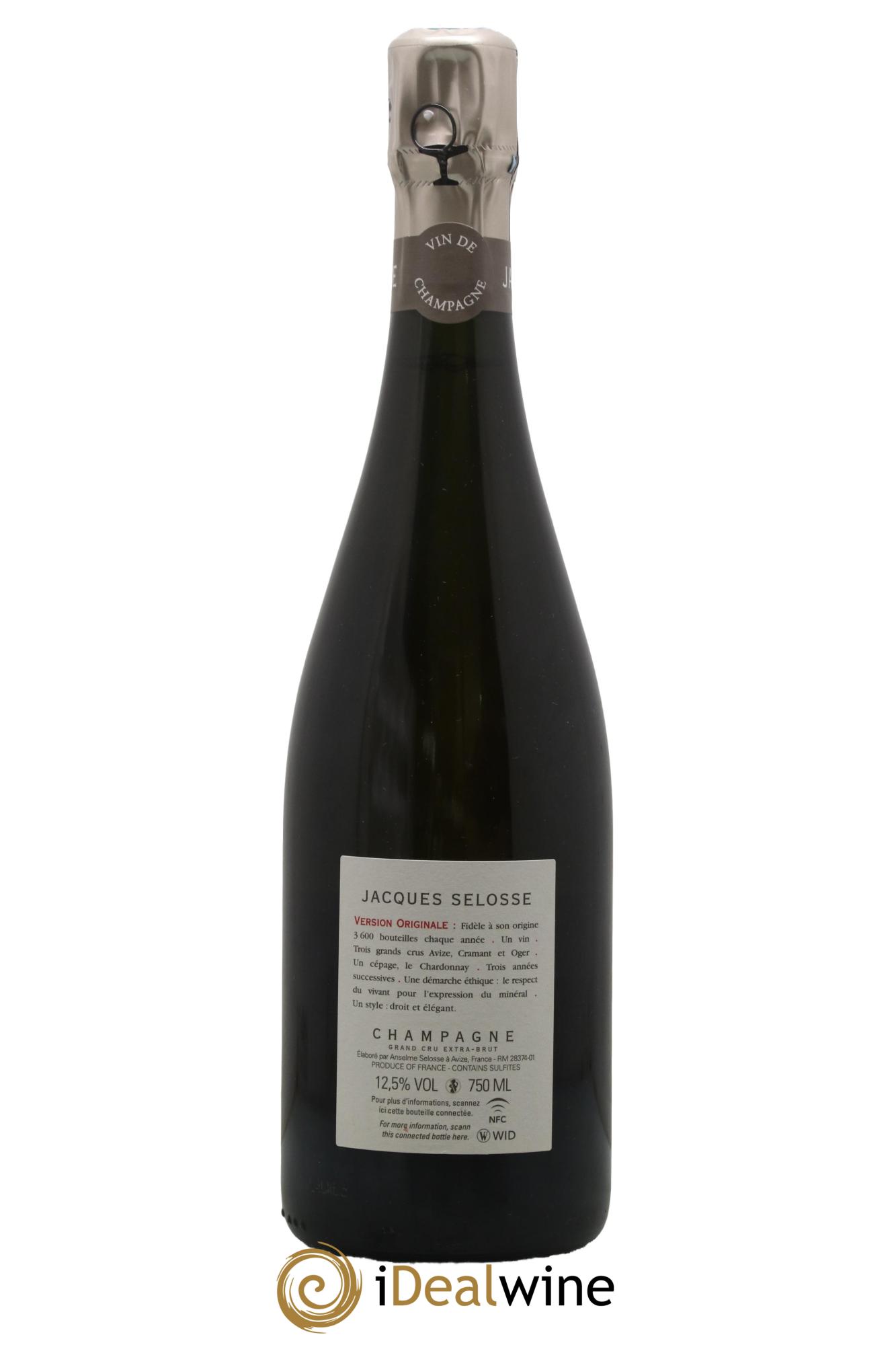 Version Originale Jacques Selosse - Posten von 1 Flasche - 1