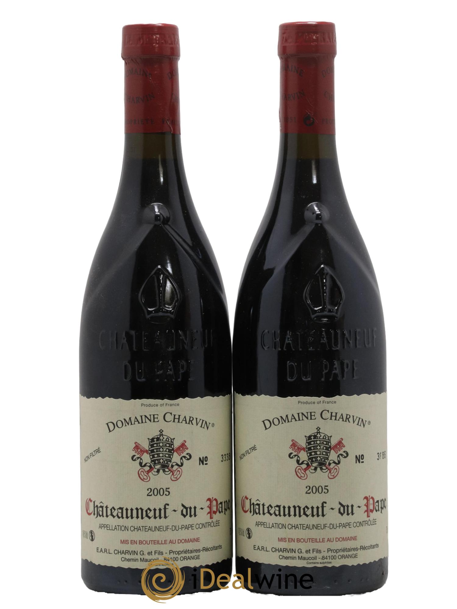 Châteauneuf-du-Pape Charvin (Domaine) 2005 - Lot de 2 bouteilles - 0