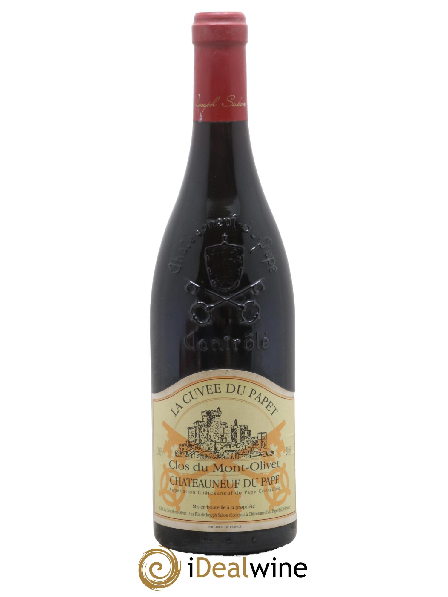 Châteauneuf-du-Pape Cuvée du Papet Clos du Mont-Olivet 2005 - Lot de 1 bouteille - 0