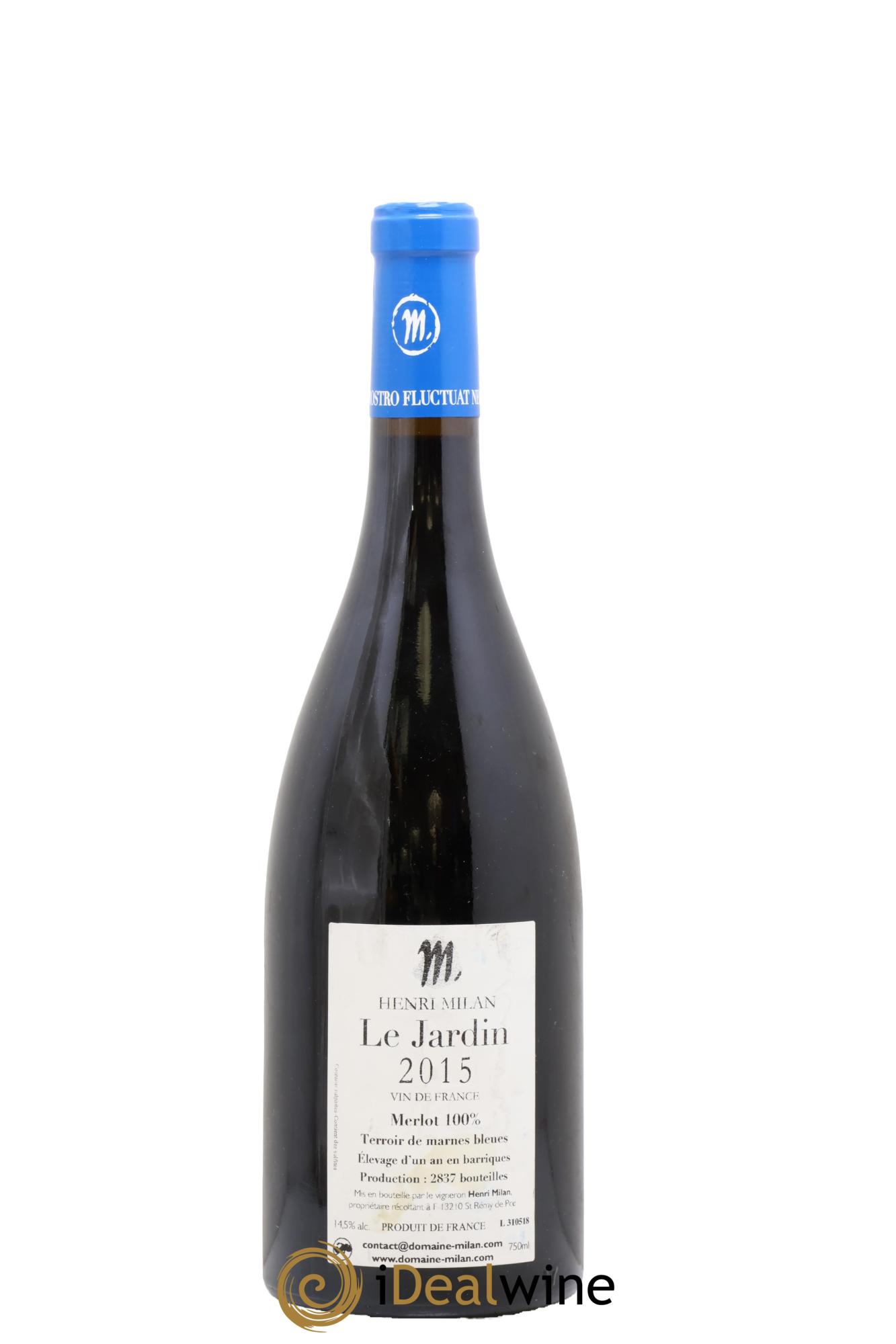 Vin de France Le Jardin Henri Milan 2015 - Lotto di 1 bottiglia - 1