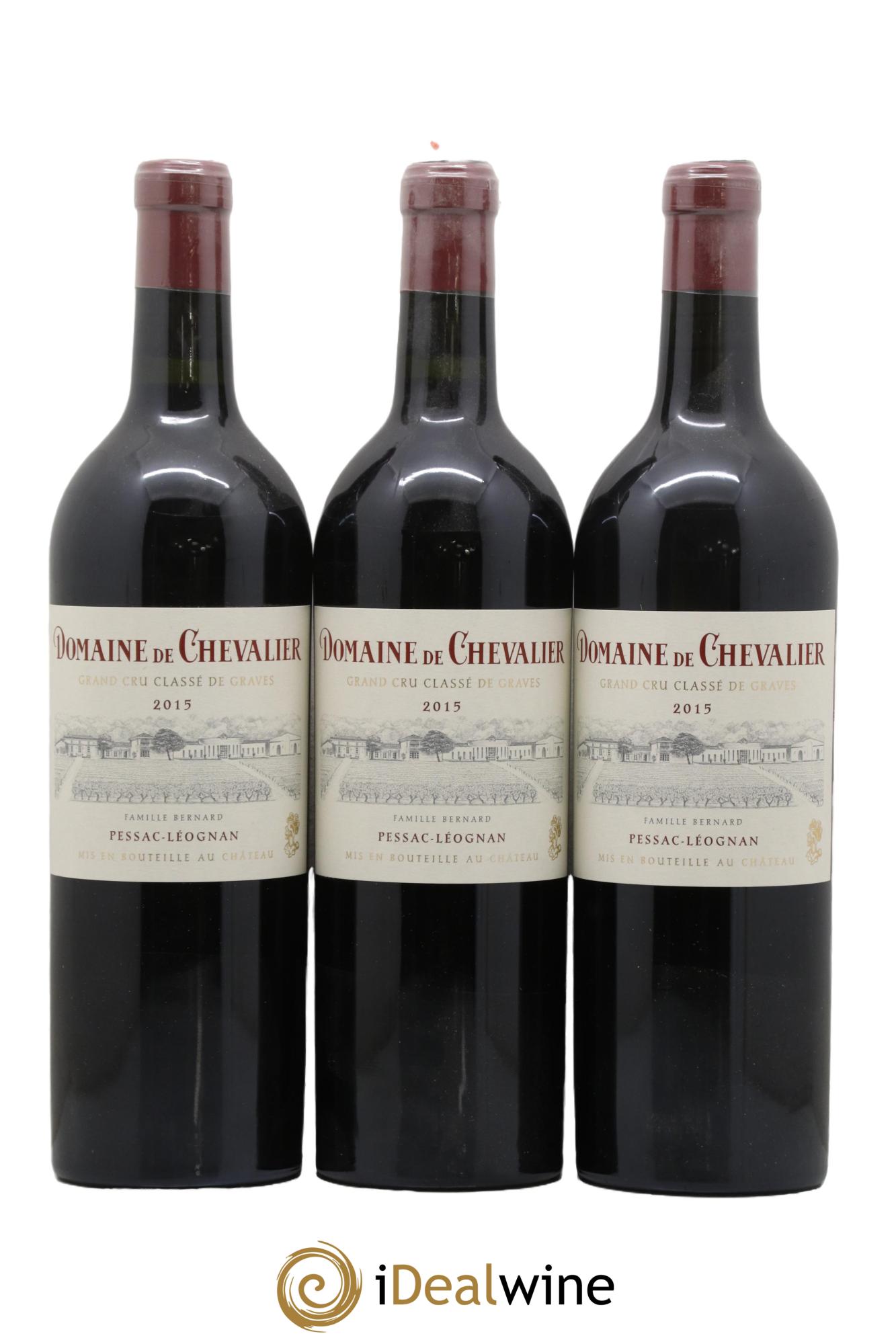 Domaine de Chevalier Cru Classé de Graves 2015 - Lot of 3 bottles - 0