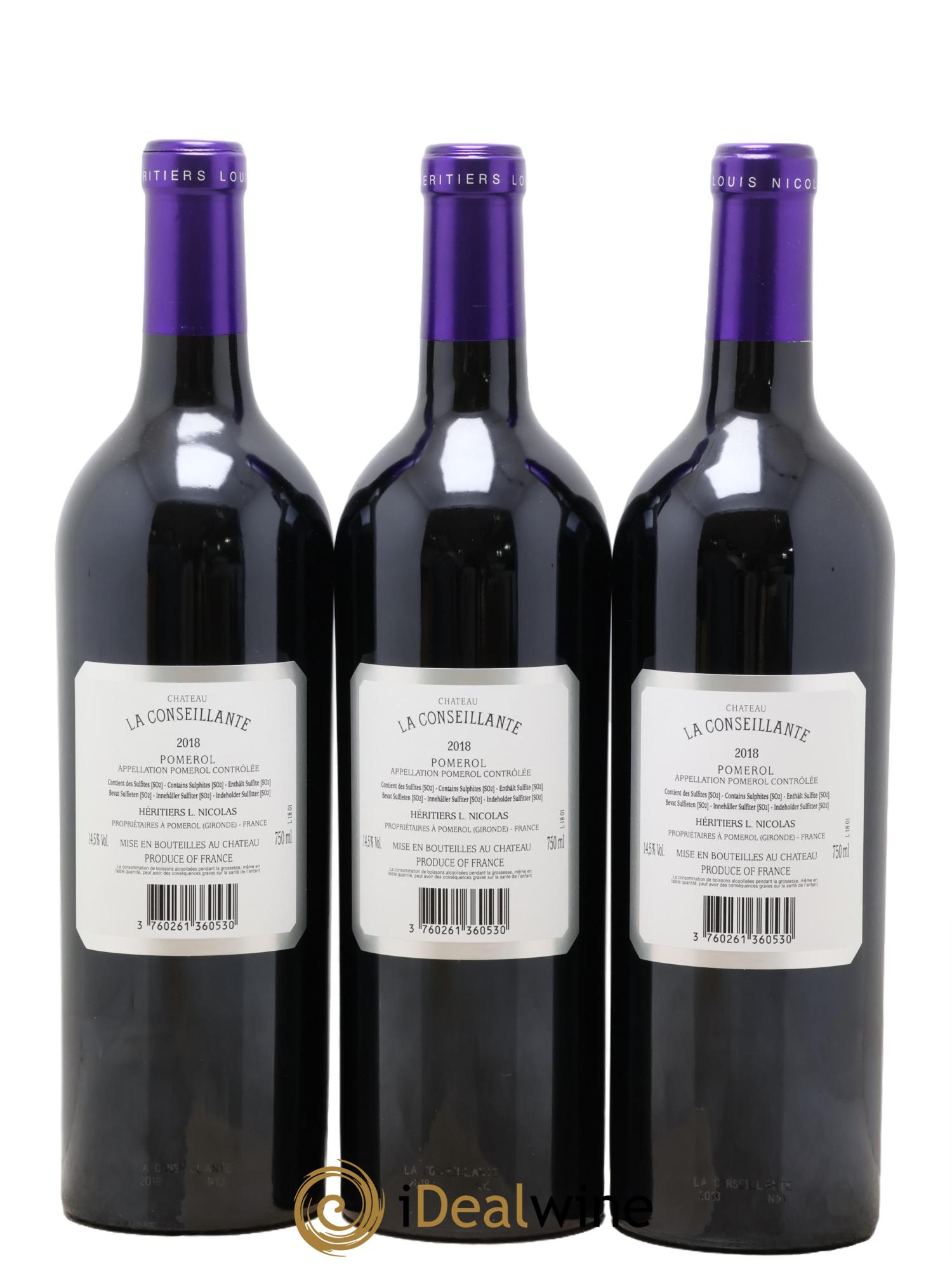 Château la Conseillante 2018 - Lot of 6 bottles - 4