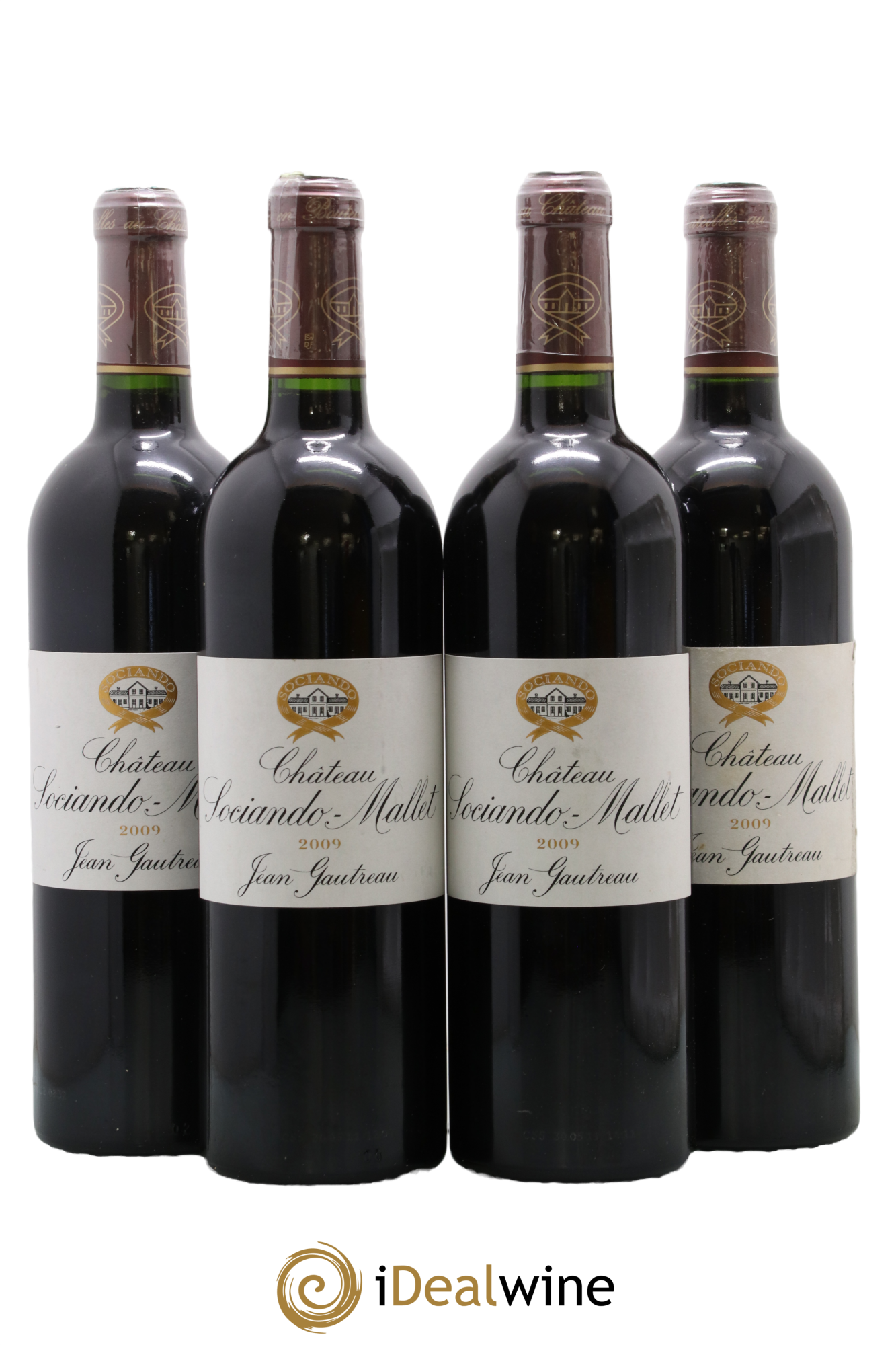 Château Sociando Mallet 2009 - Posten von 4 Flaschen - 0