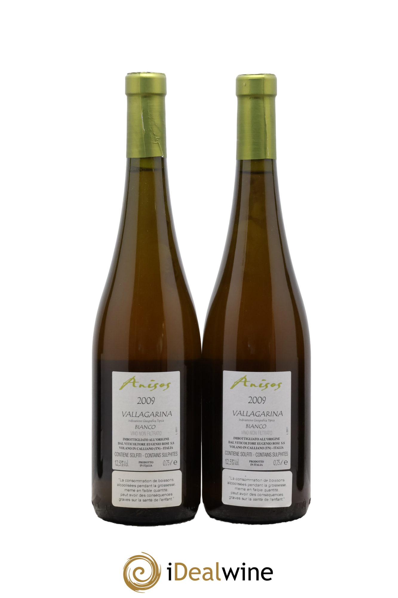 Italie IGT Vallagarina Anisos Eugenio Rosi 2009 - Lot of 2 bottles - 1