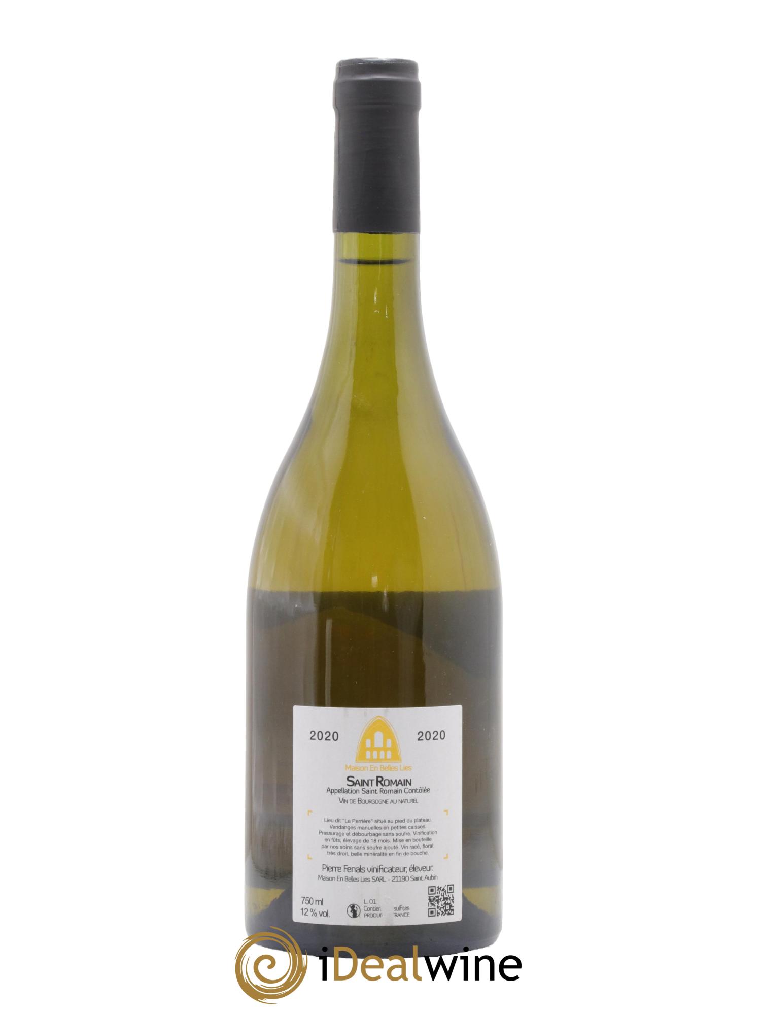 Saint-Romain Maison En Belles Lies 2020 - Lot de 1 bouteille - 1