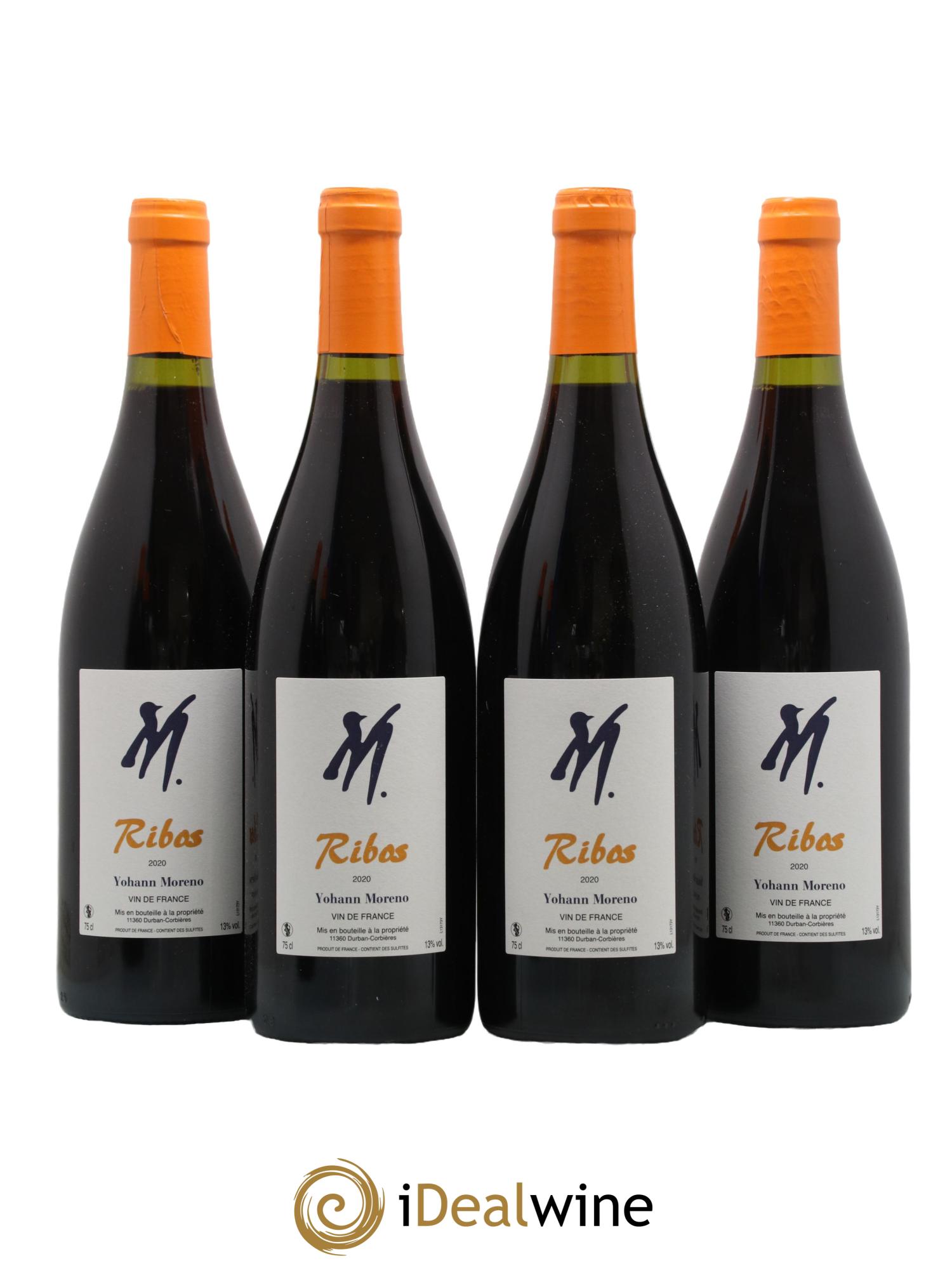 Vin de France Ribos Domaine Yohann Morenos 2020 - Lot de 4 bouteilles - 0