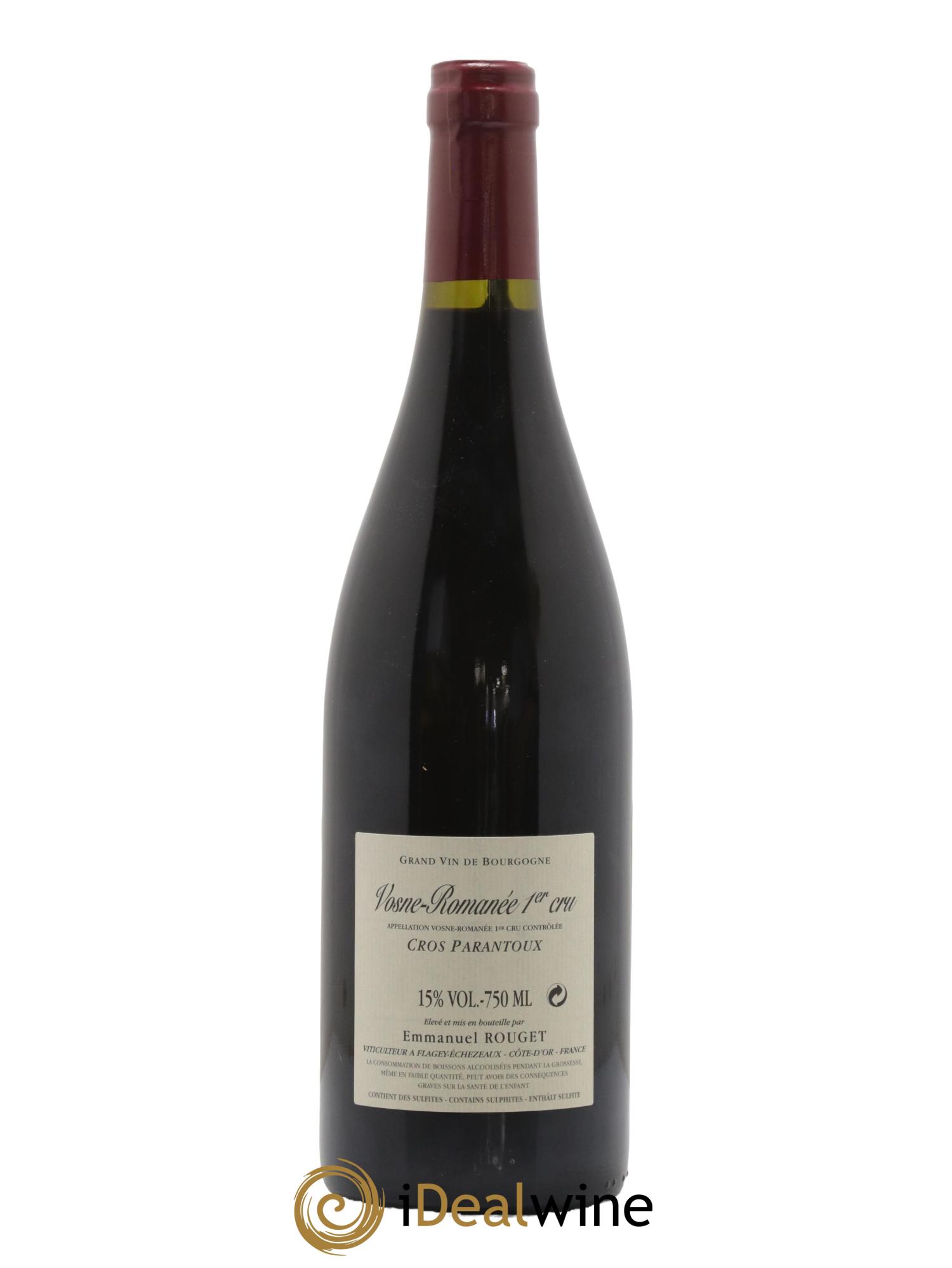 Vosne-Romanée 1er Cru Cros Parantoux Emmanuel Rouget 2020 - Lot de 1 bouteille - 1
