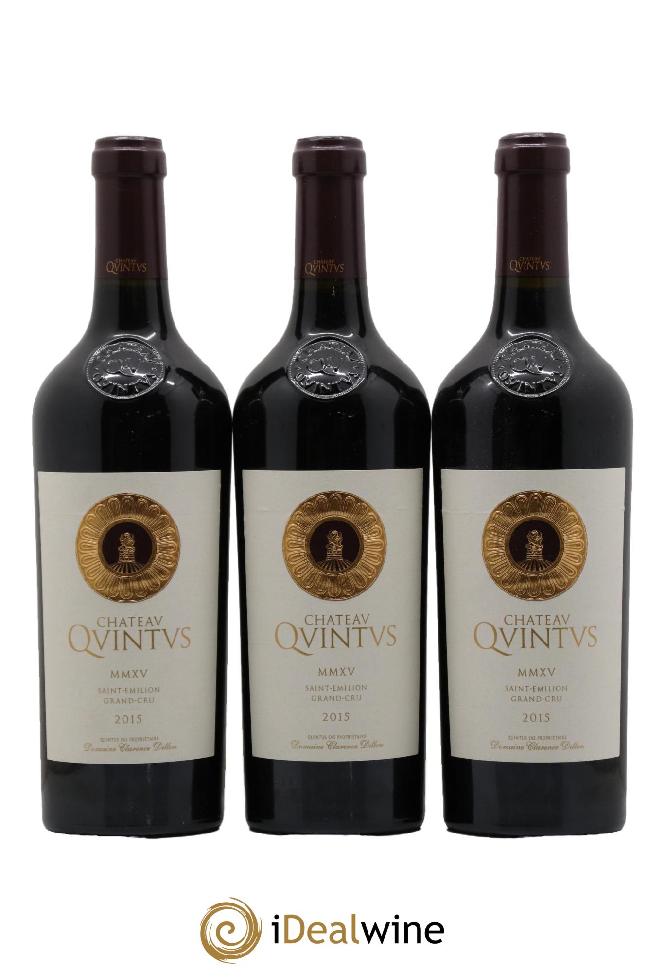 Château Quintus Grand Cru 2015 - Lot de 3 bouteilles - 0