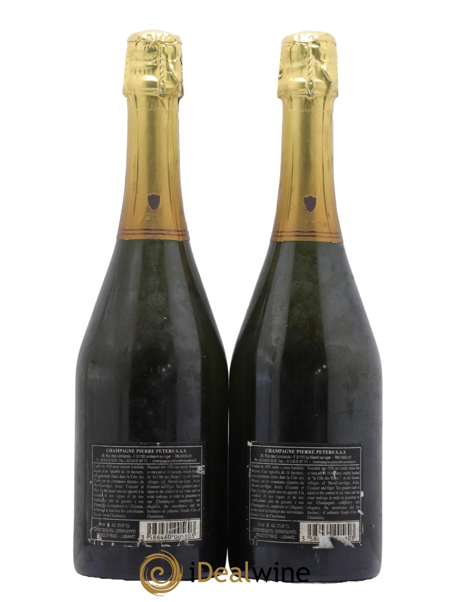 Cuvée Spéciale les Chétillons Blanc de Blancs Brut Pierre Péters  2000 - Posten von 2 Flaschen - 1