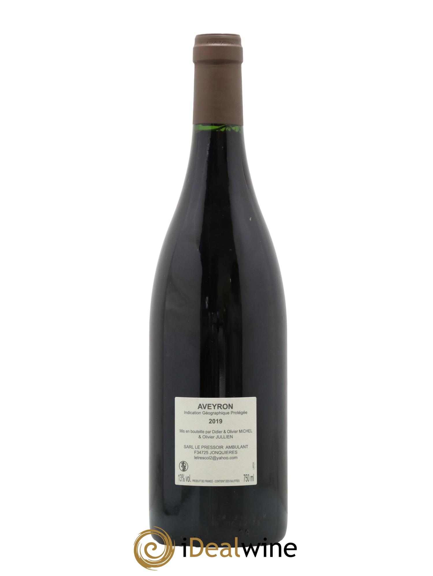 IGP Pays de l'Aveyron Mas Jullien Le Trescol Olivier Jullien 2019 - Lot de 1 bouteille - 1