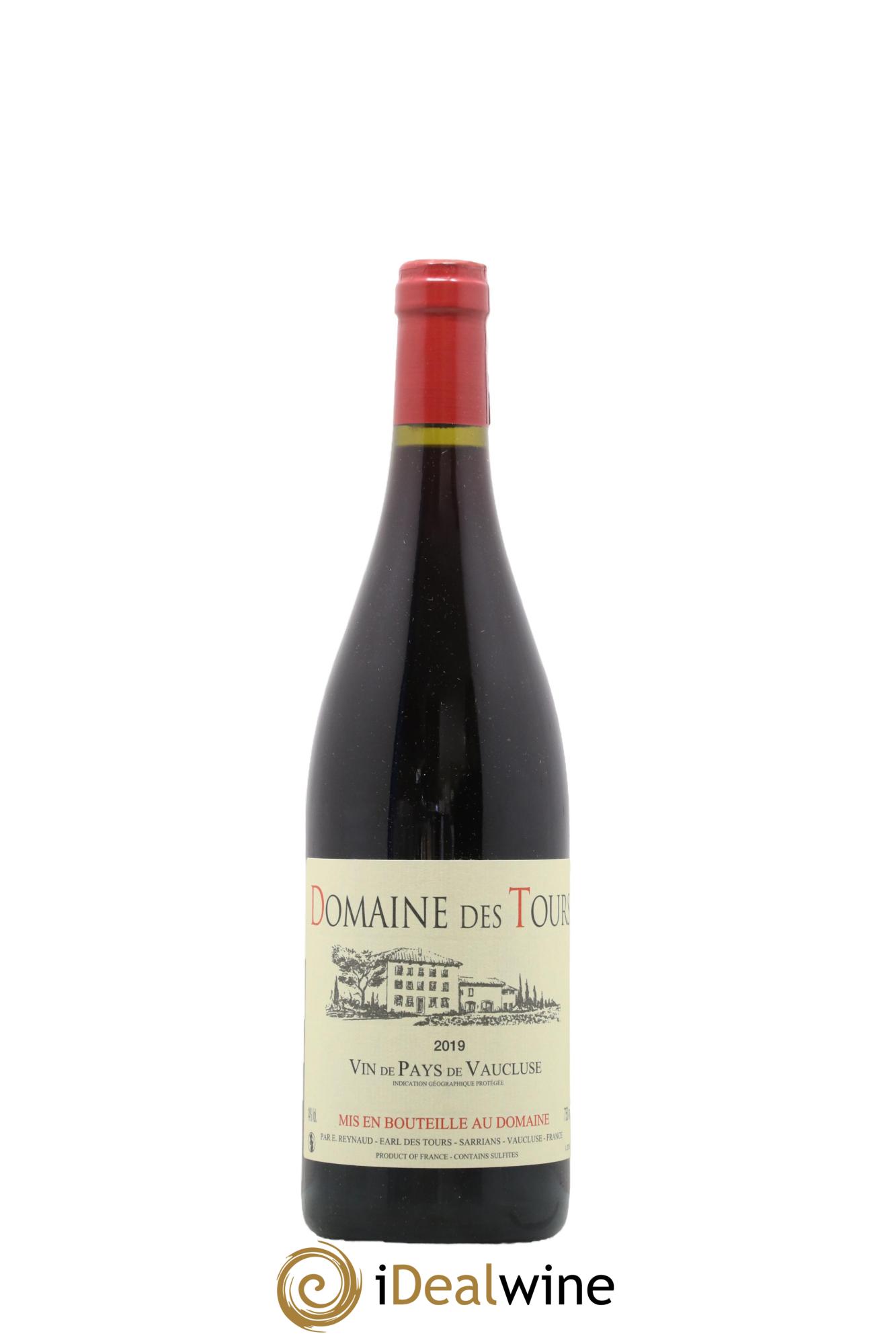 Vaucluse (Vin de Pays de Vaucluse) Domaine des Tours Emmanuel Reynaud 2019 - Lot de 1 bouteille - 0