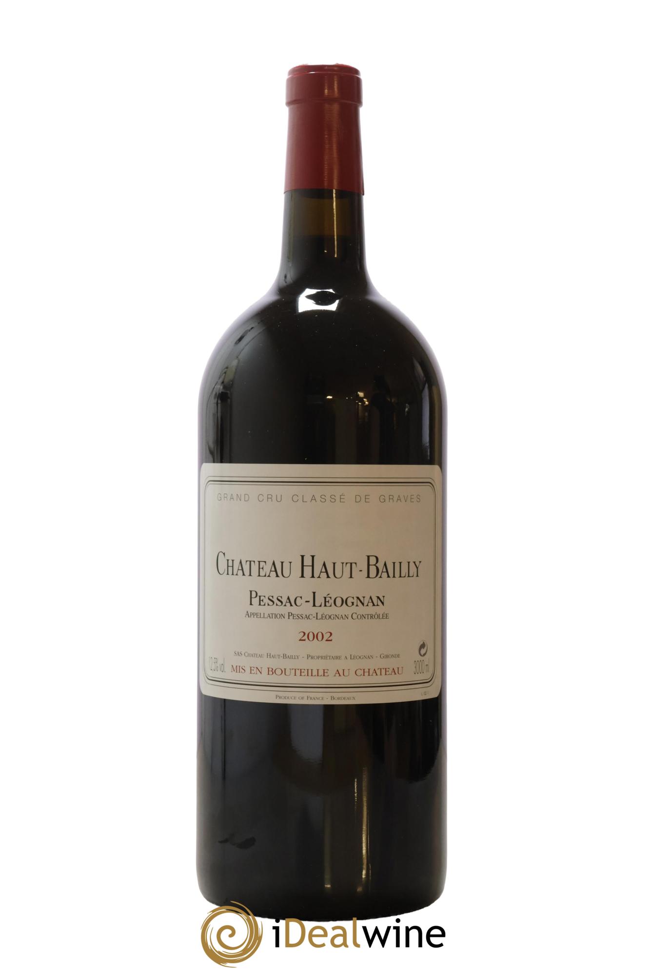 Château Haut-Bailly Cru Classé de Graves 2002 - Lot de 1 double magnum - 0
