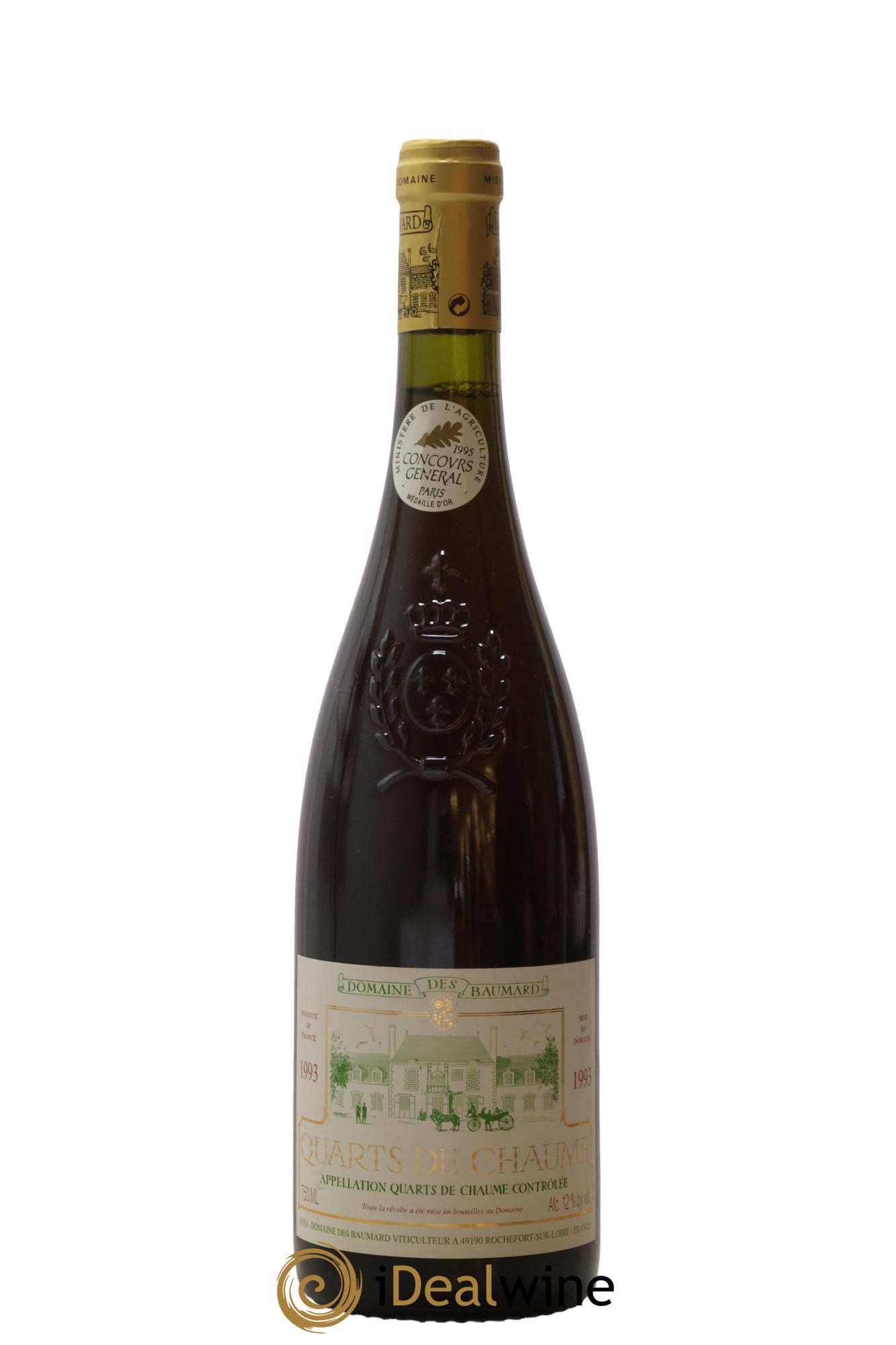 Quarts de Chaume Baumard (Domaine des) 1993 - Lot of 1 bottle - 0