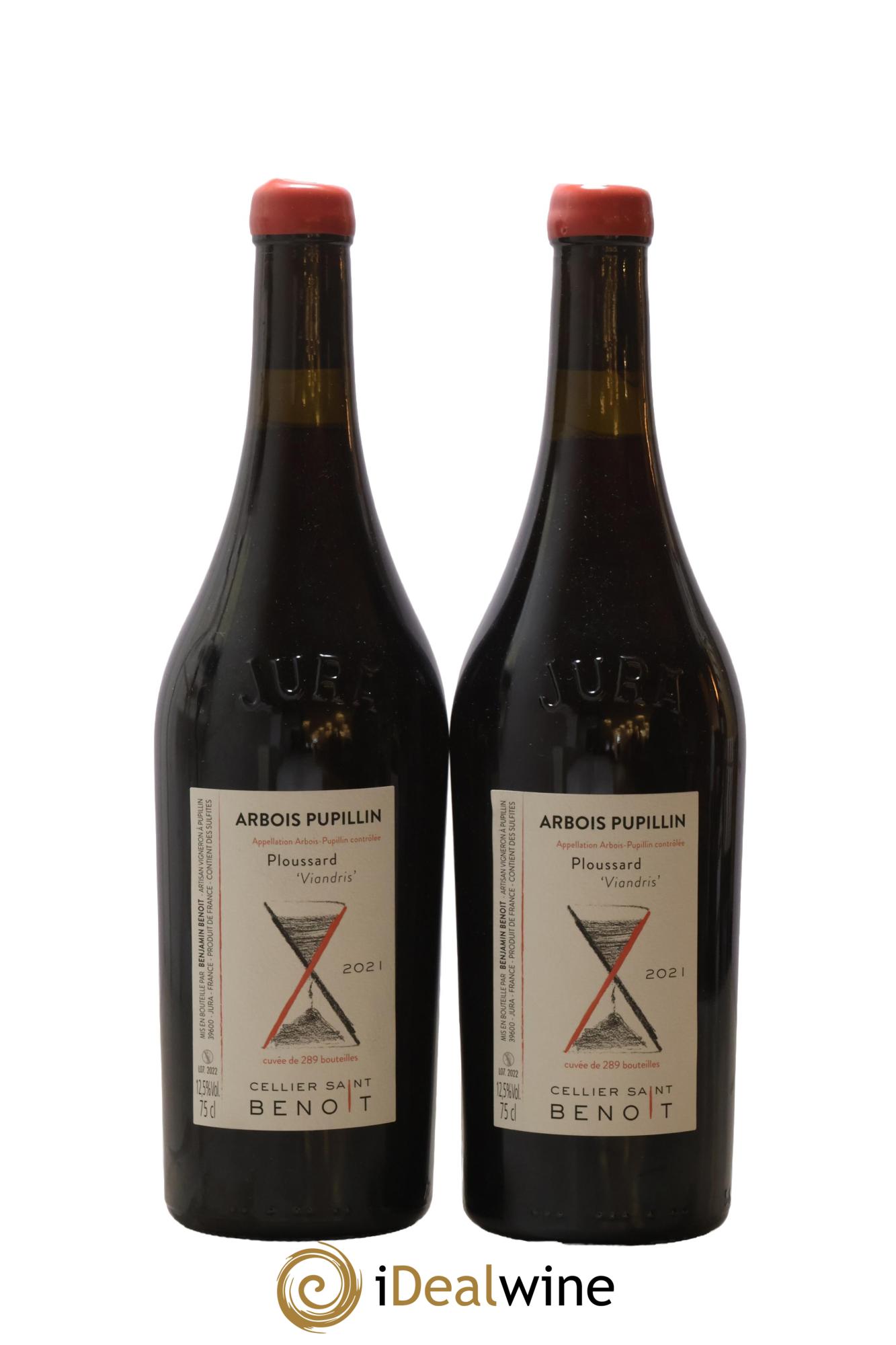 Arbois Viandris Cellier Saint Benoît 2021 - Lot de 2 bouteilles - 0