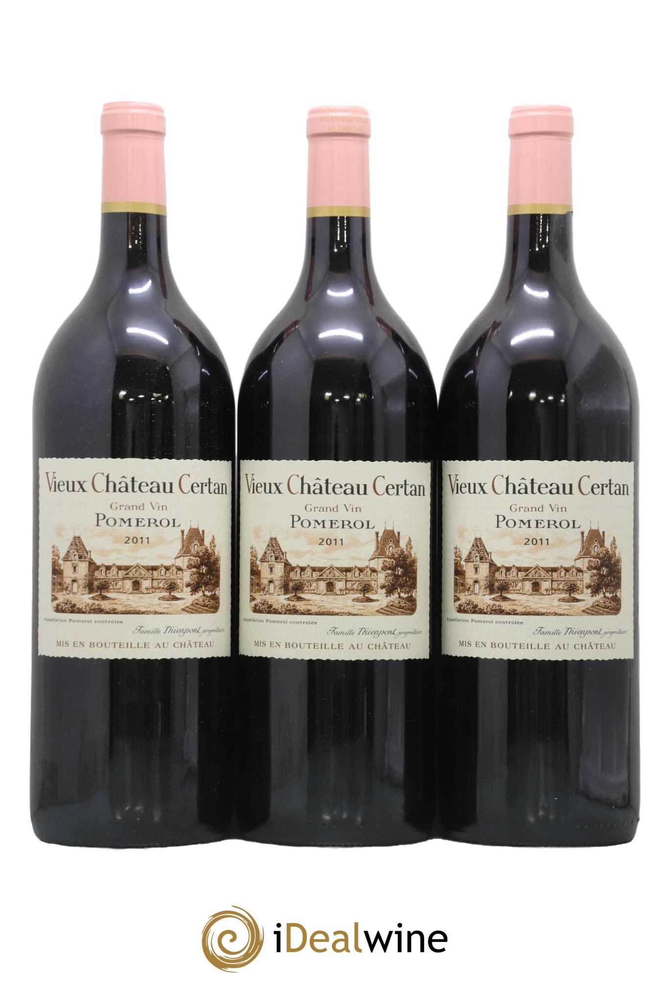 Vieux Château Certan 2011 - Lot of 3 magnums - 0