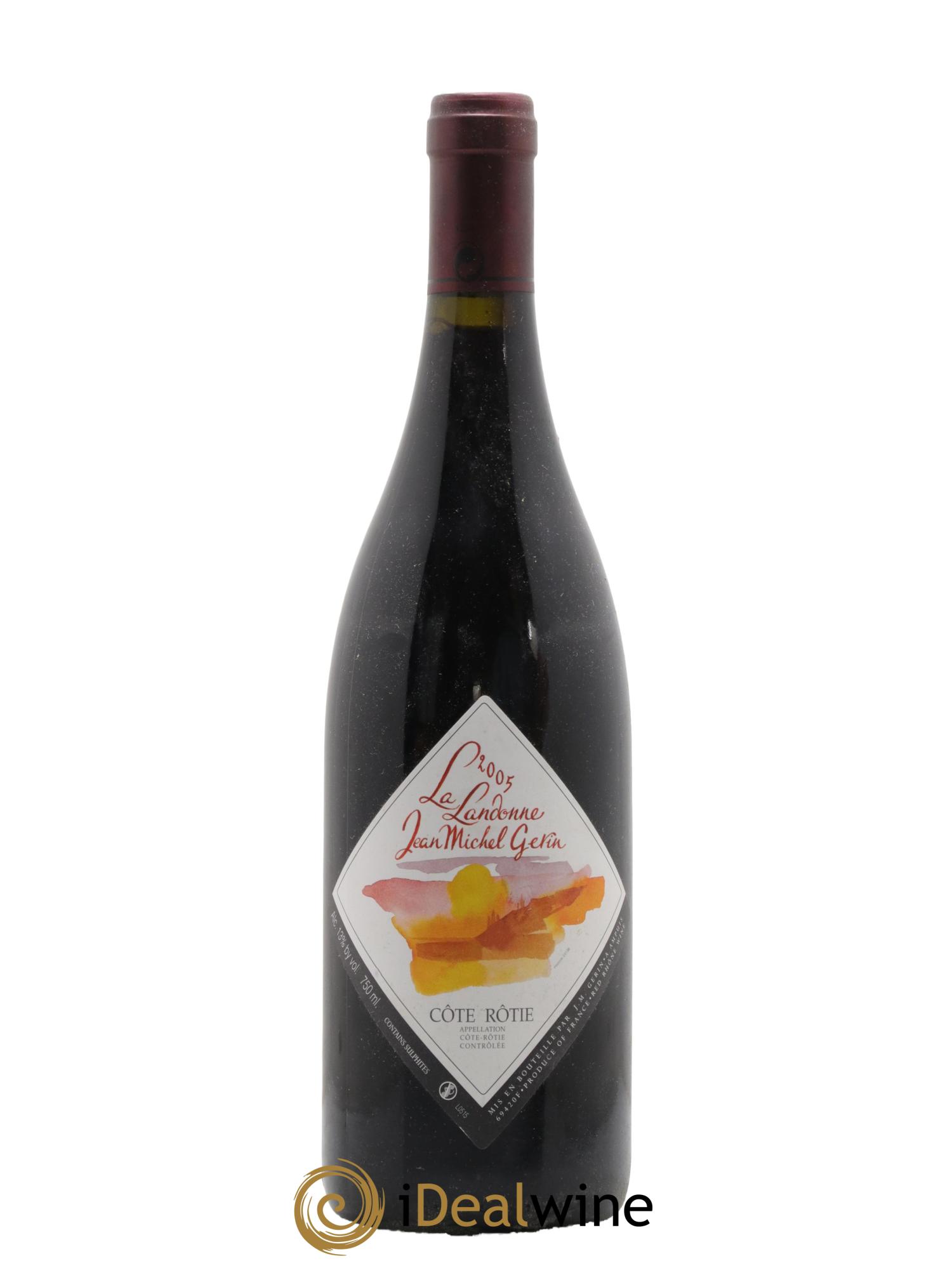 Côte-Rôtie La Landonne Jean-Michel Gerin 2005 - Lot de 1 bouteille - 0