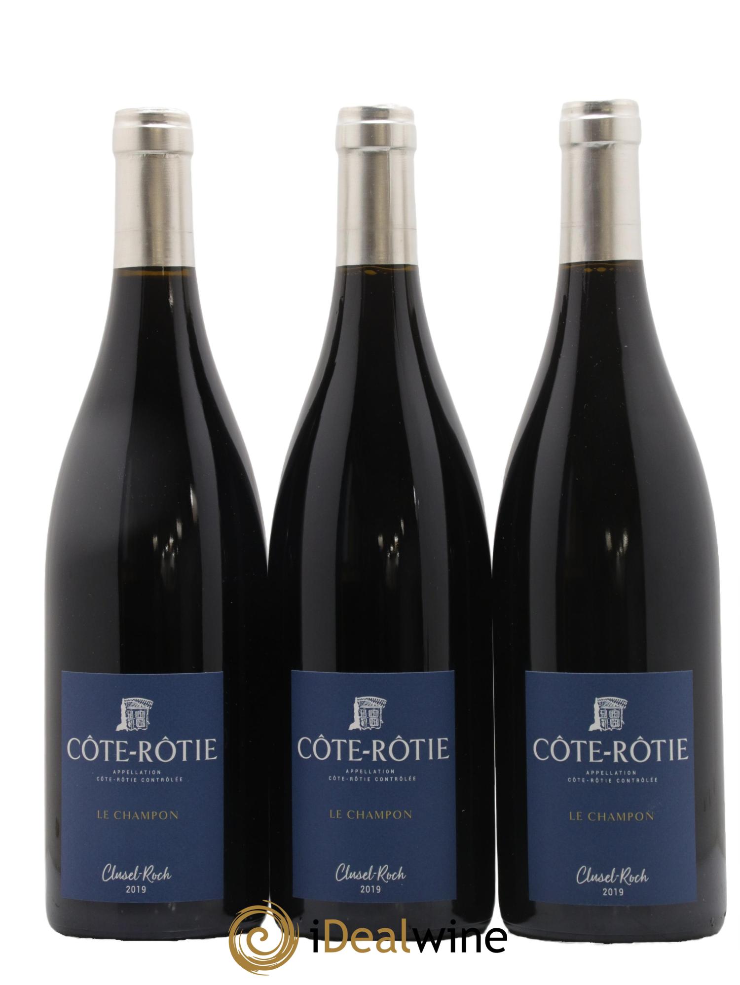 Côte-Rôtie Champon Clusel-Roch 2019 - Lot de 3 bouteilles - 0