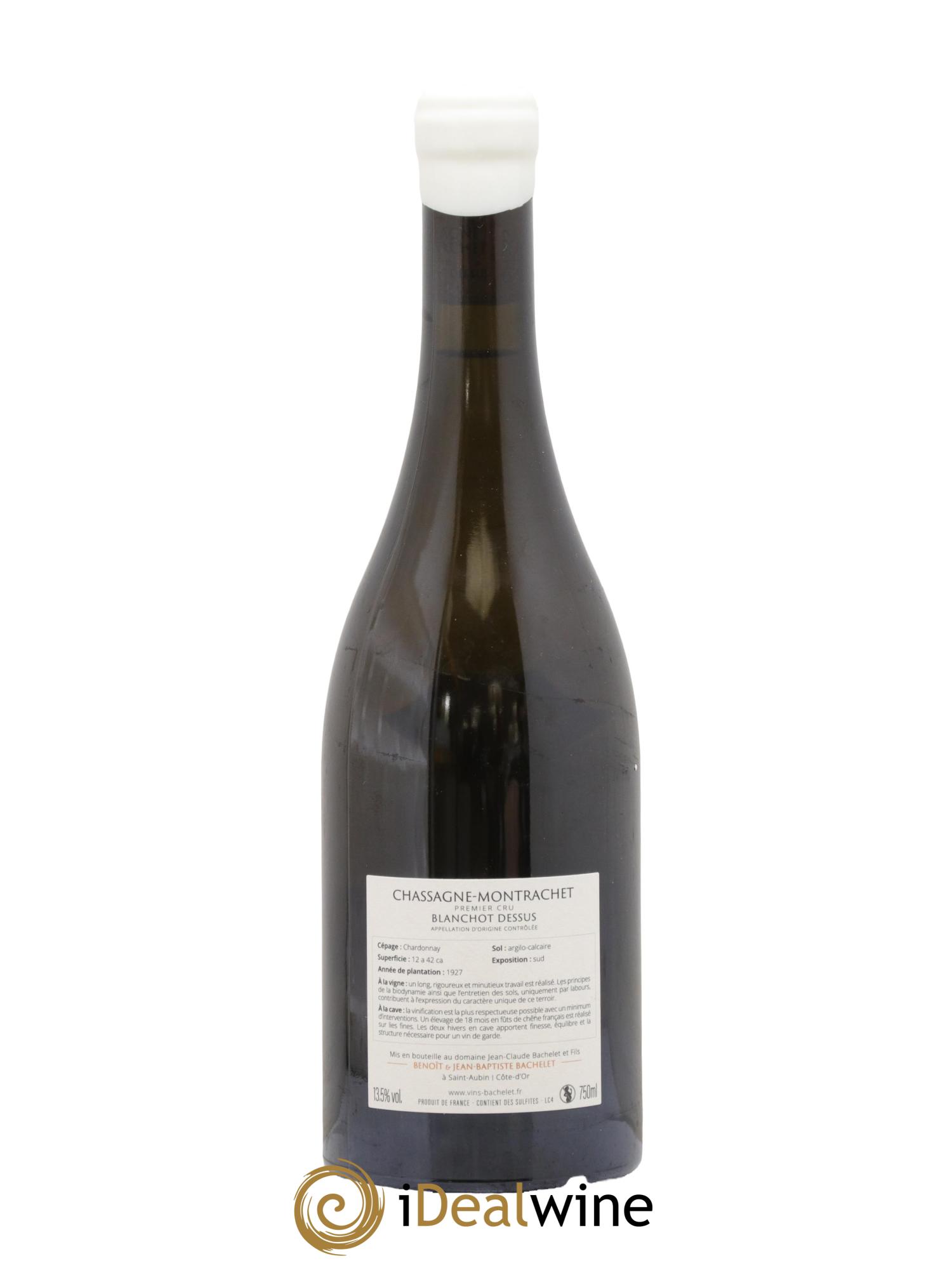 Chassagne-Montrachet 1er Cru Blanchot Dessus Jean-Claude Bachelet (Domaine) 2021 - Lot de 1 bouteille - 1