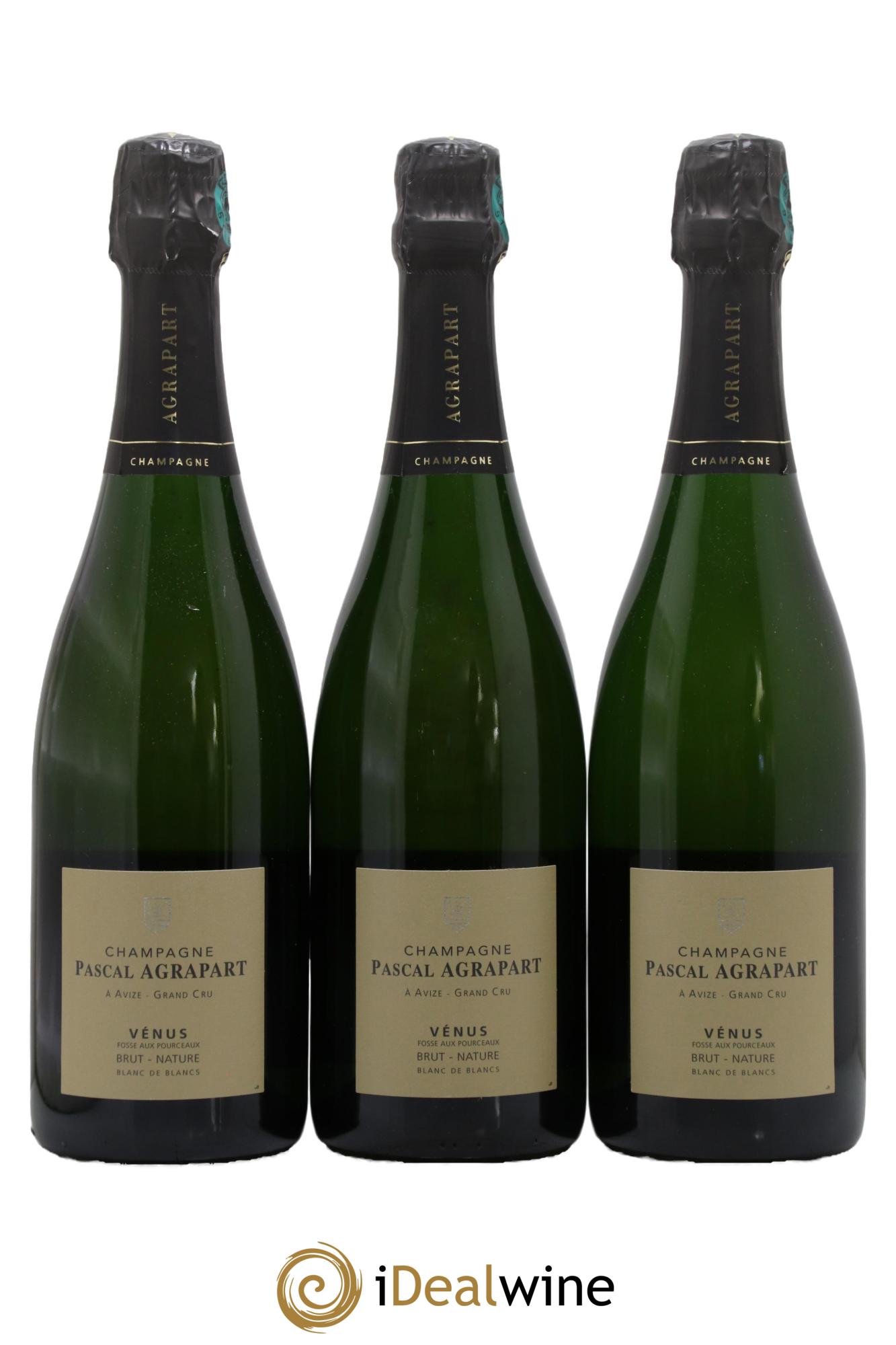 Vénus Blanc de Blancs Brut Nature Pascal Agrapart 2012 - Lotto di 3 bottiglie - 0