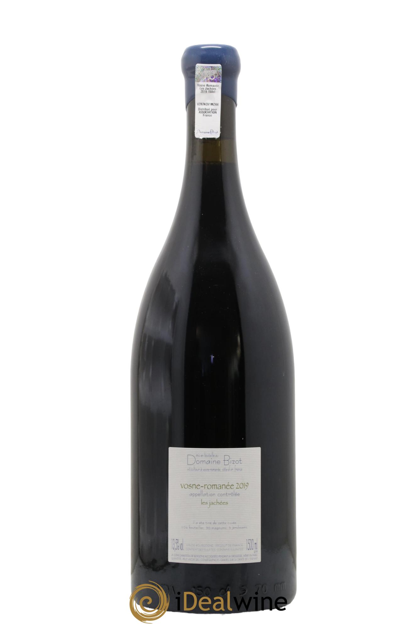 Vosne-Romanée Les Jachées Bizot (Domaine) 2019 - Lot de 1 magnum - 2