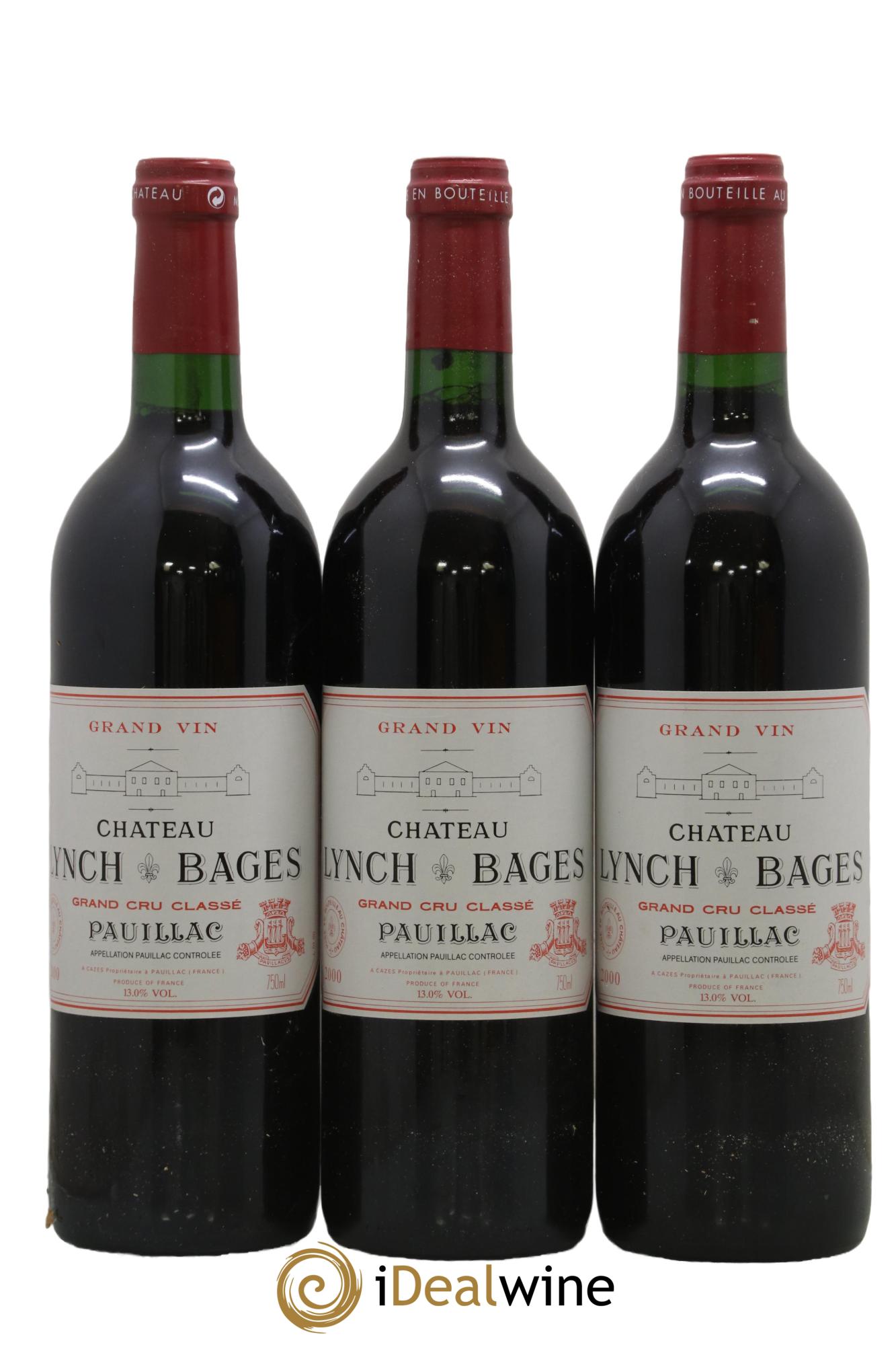 Château Lynch Bages 5ème Grand Cru Classé 2000 - Lot of 12 bottles - 3