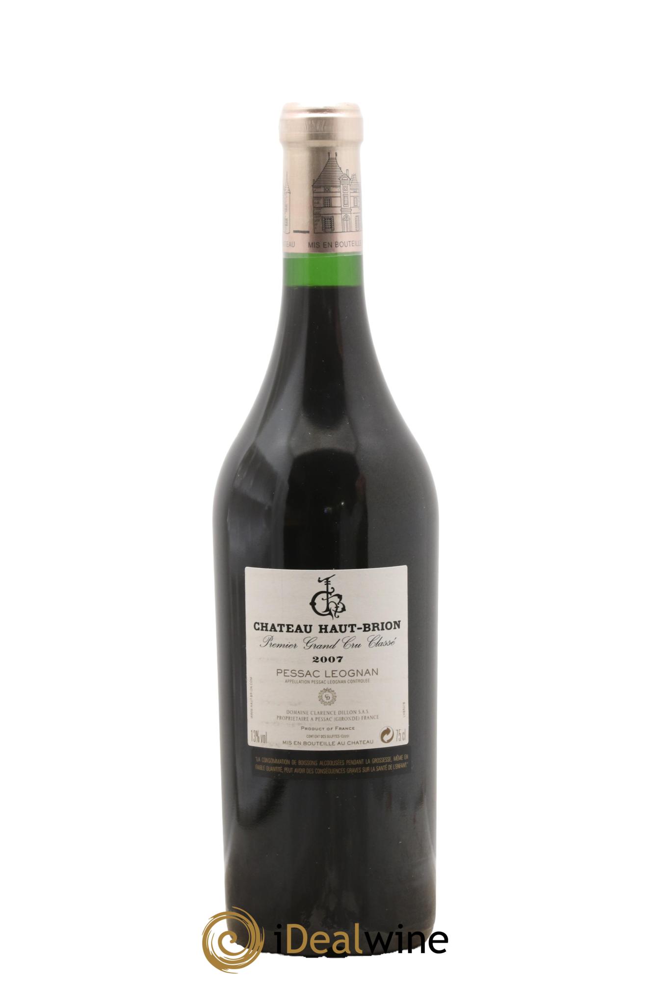 Château Haut Brion 1er Grand Cru Classé 2007 - Posten von 1 Flasche - 1