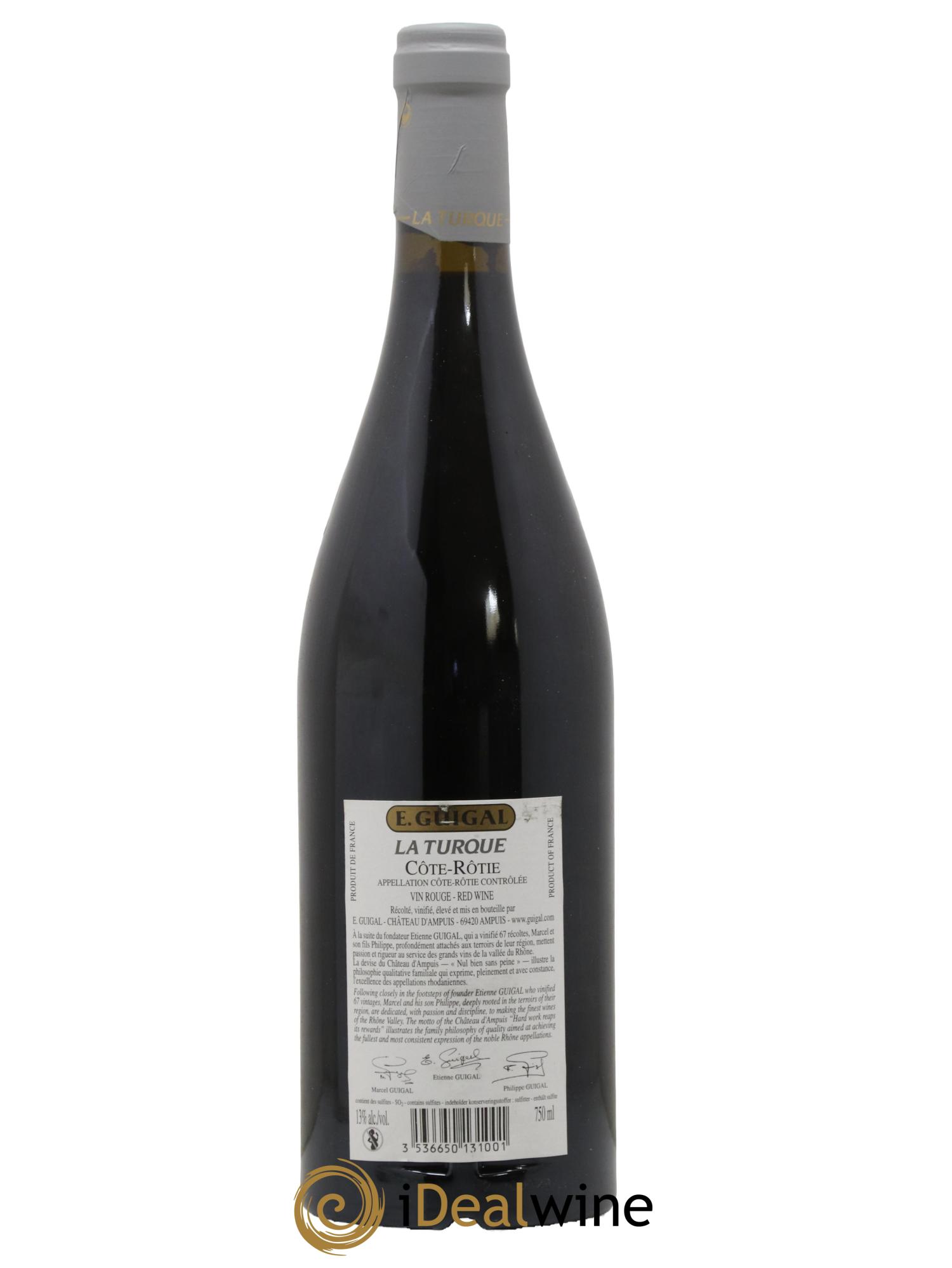 Côte-Rôtie La Turque Guigal 2005 - Posten von 1 Flasche - 1
