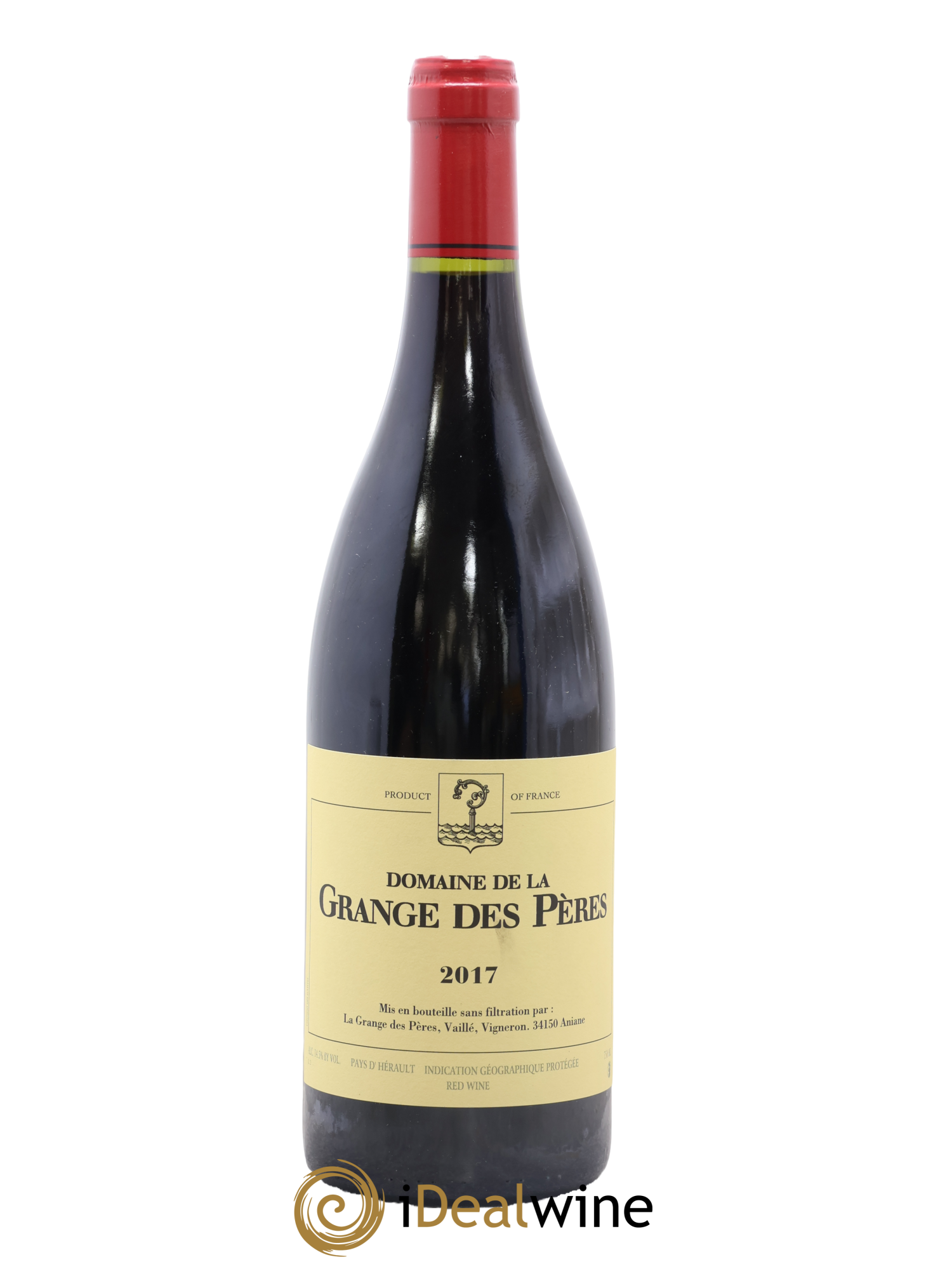 Pays d'Hérault Grange des Pères Laurent Vaillé 2017 - Lot of 1 bottle - 0