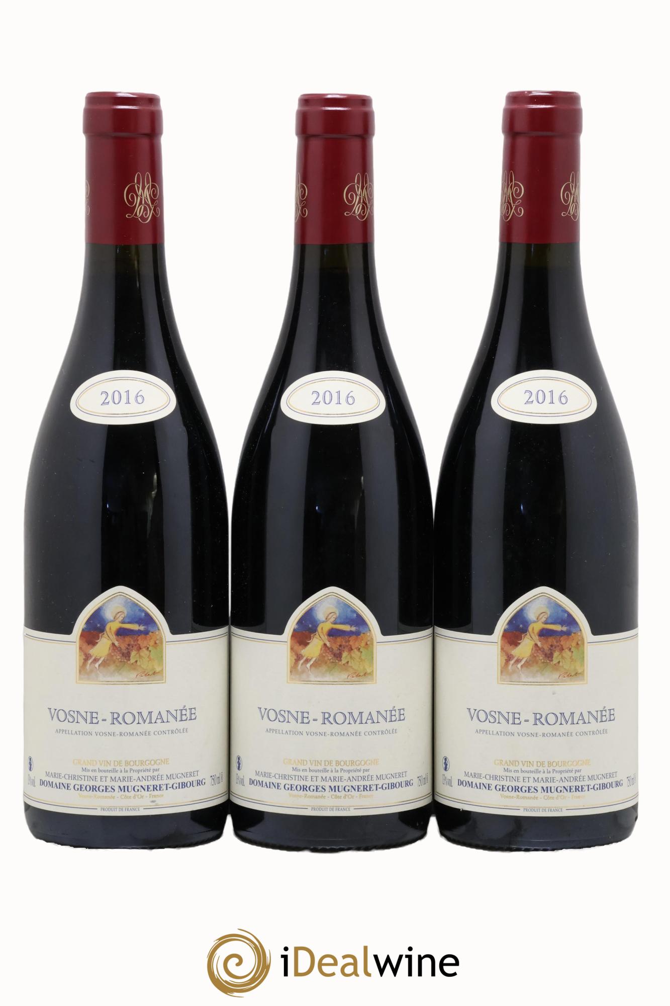 Vosne-Romanée Mugneret-Gibourg (Domaine) 2016 - Lot de 3 bouteilles - 0