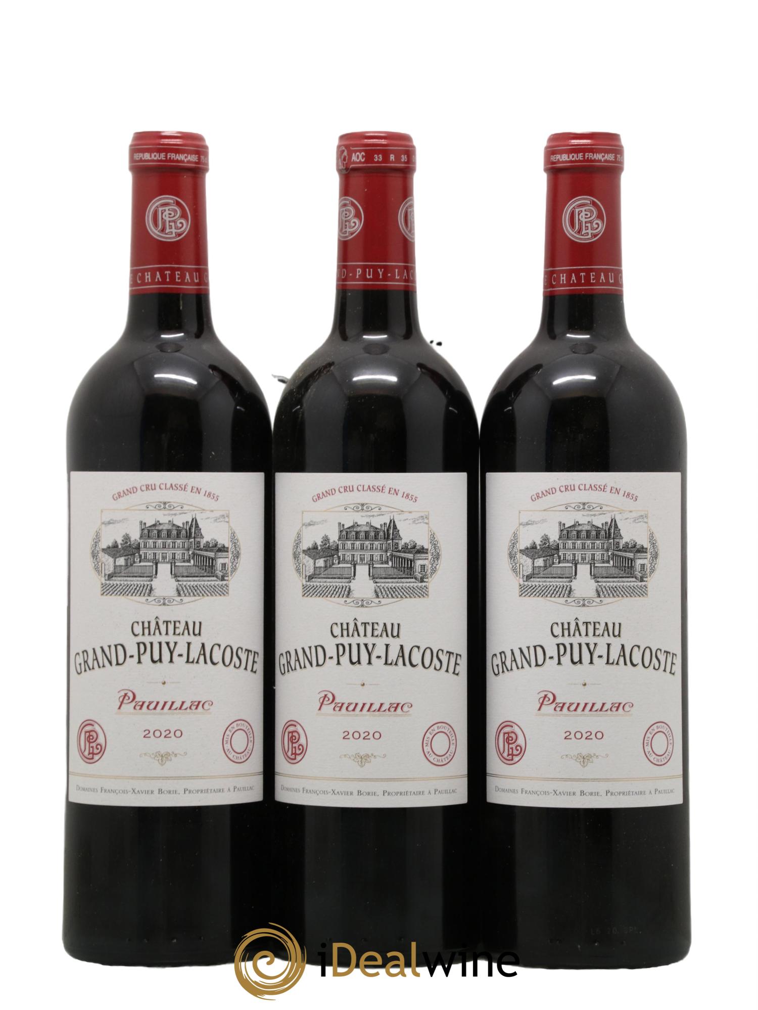 Château Grand Puy Lacoste 5ème Grand Cru Classé 2020 - Lot de 12 bouteilles - 3