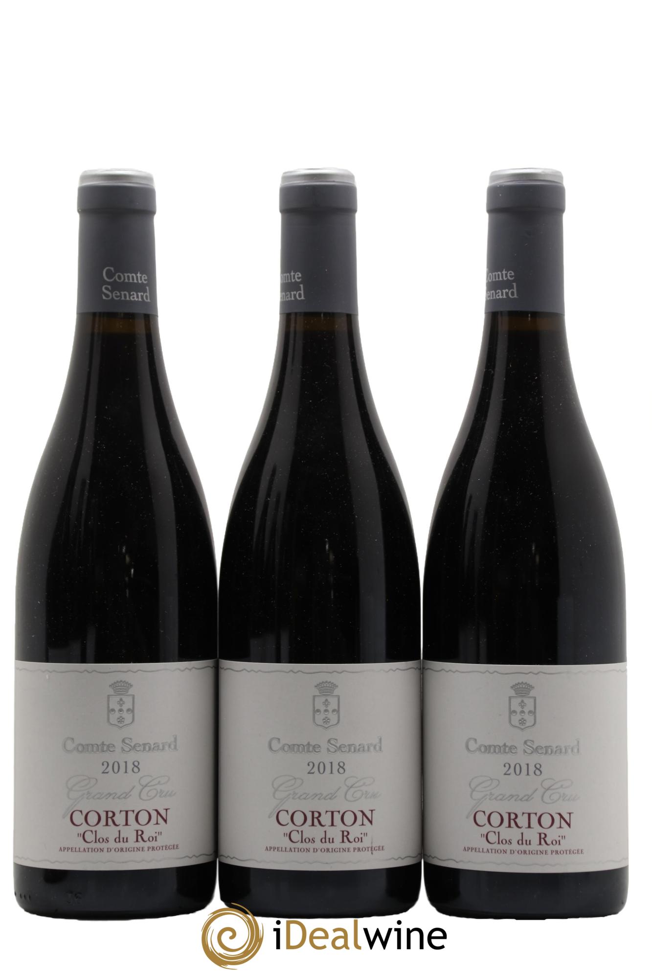 Corton Grand Cru Clos du Roi Comte Senard 2018 - Lot of 6 bottles - 1